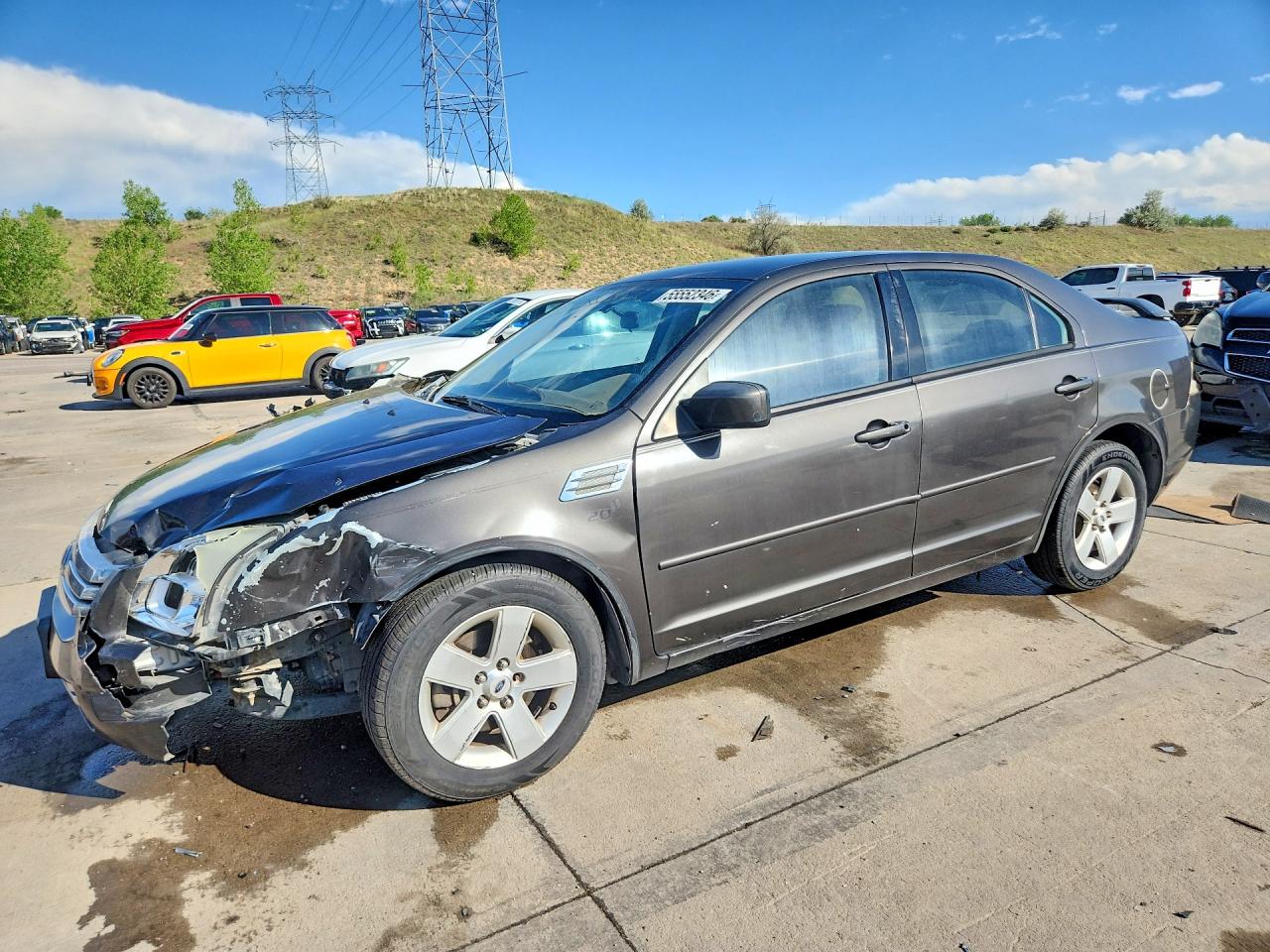 2006 Ford Fusion Se Gray vin: 3FAFP07156R127863