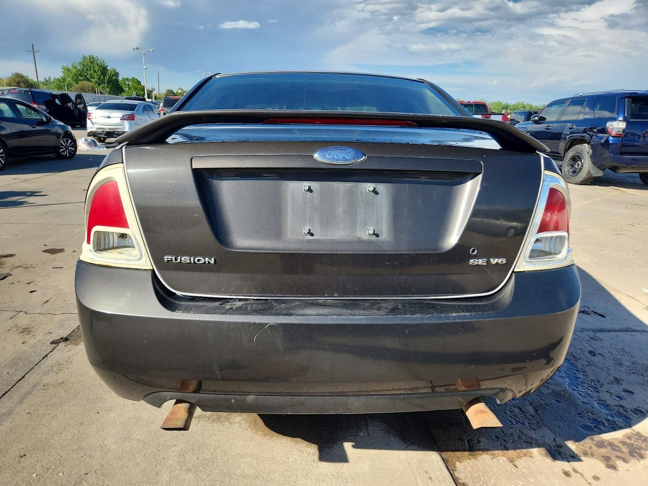 2006 Ford Fusion Se Gray vin: 3FAFP07156R127863