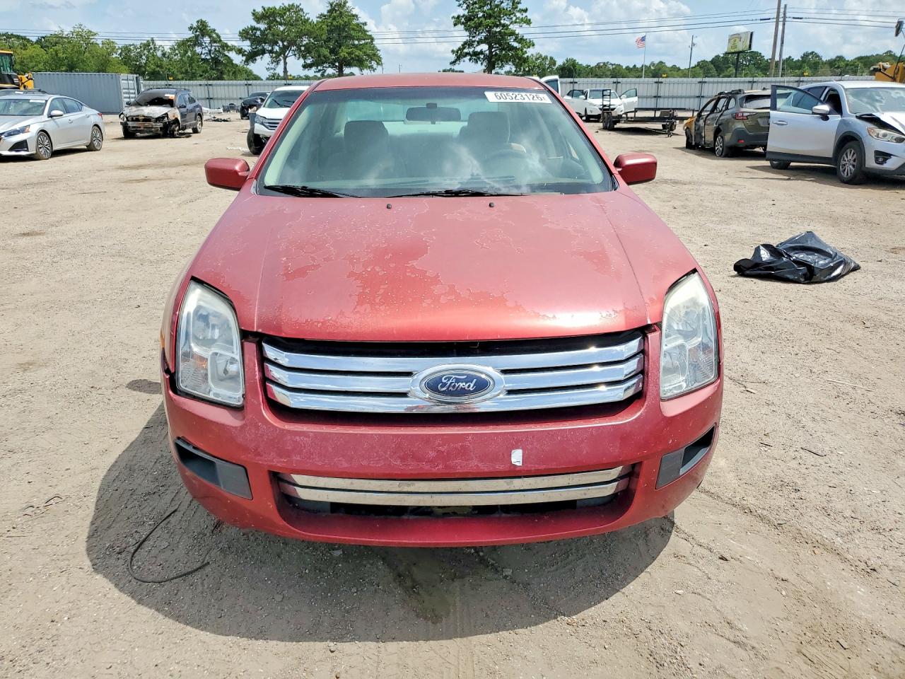 2006 Ford Fusion Se Red vin: 3FAFP07166R209309