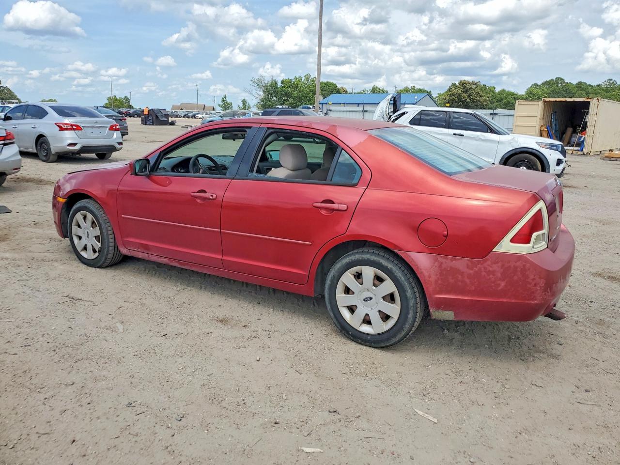 2006 Ford Fusion Se Red vin: 3FAFP07166R209309
