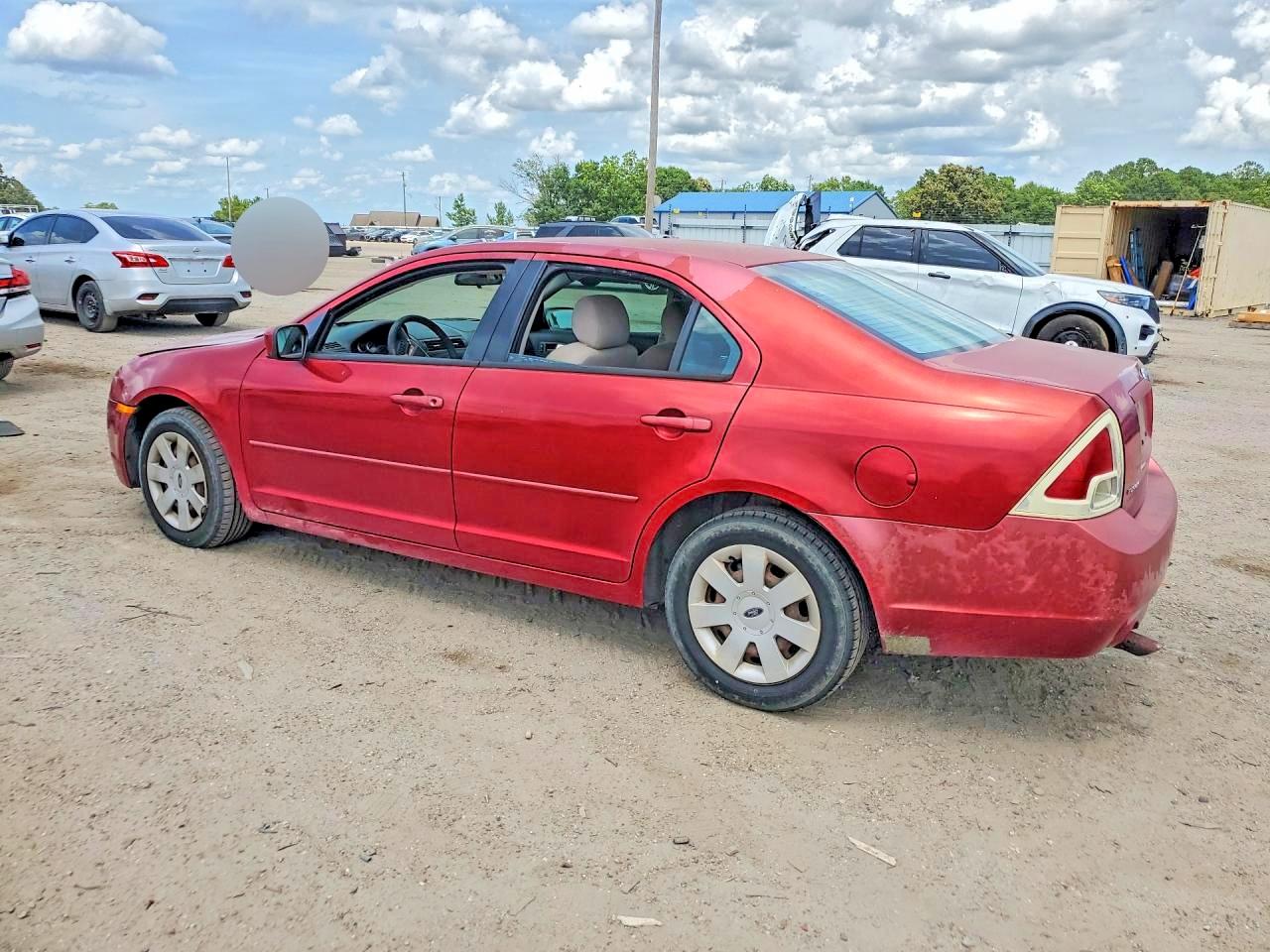 2006 Ford Fusion Se Red vin: 3FAFP07166R209309