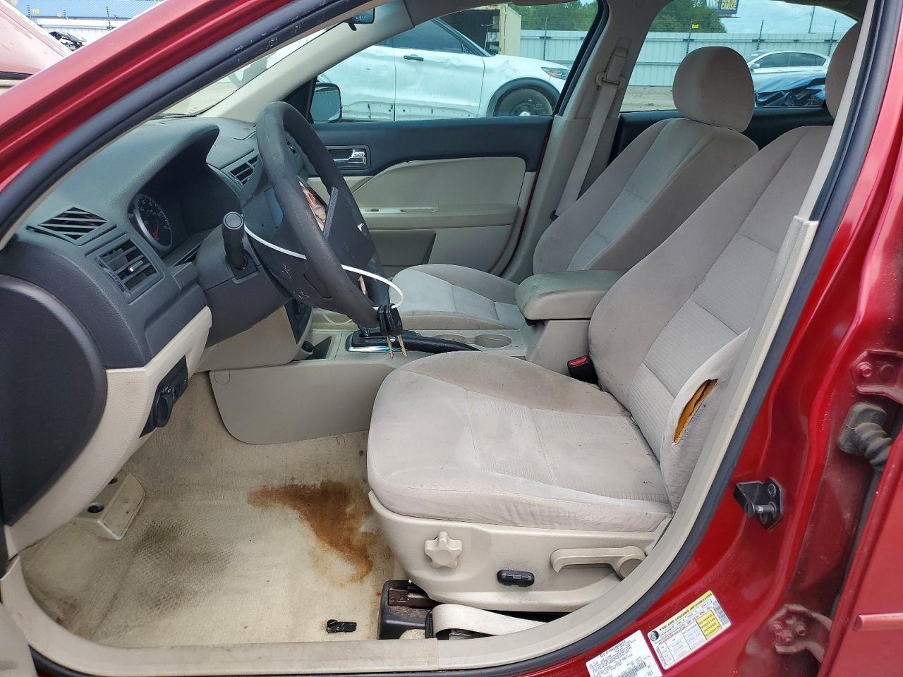 2006 Ford Fusion Se Red vin: 3FAFP07166R209309