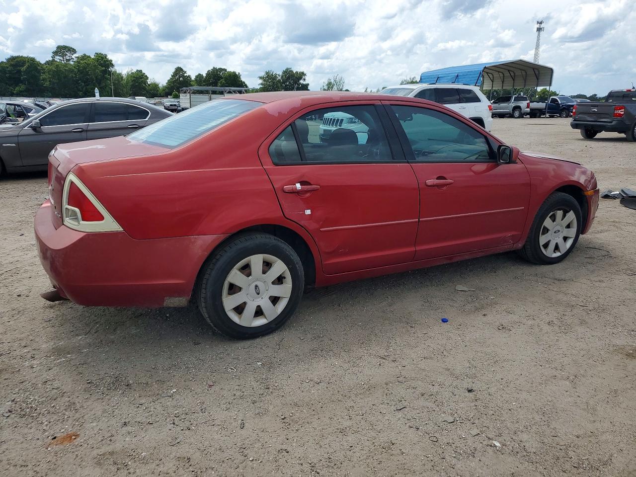 2006 Ford Fusion Se Red vin: 3FAFP07166R209309