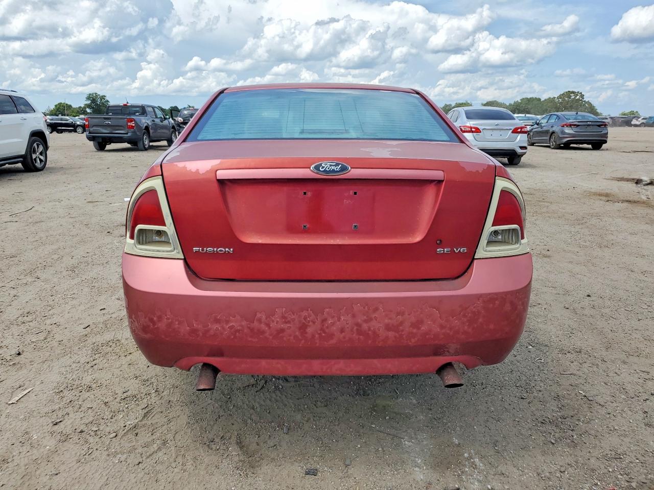 2006 Ford Fusion Se Red vin: 3FAFP07166R209309