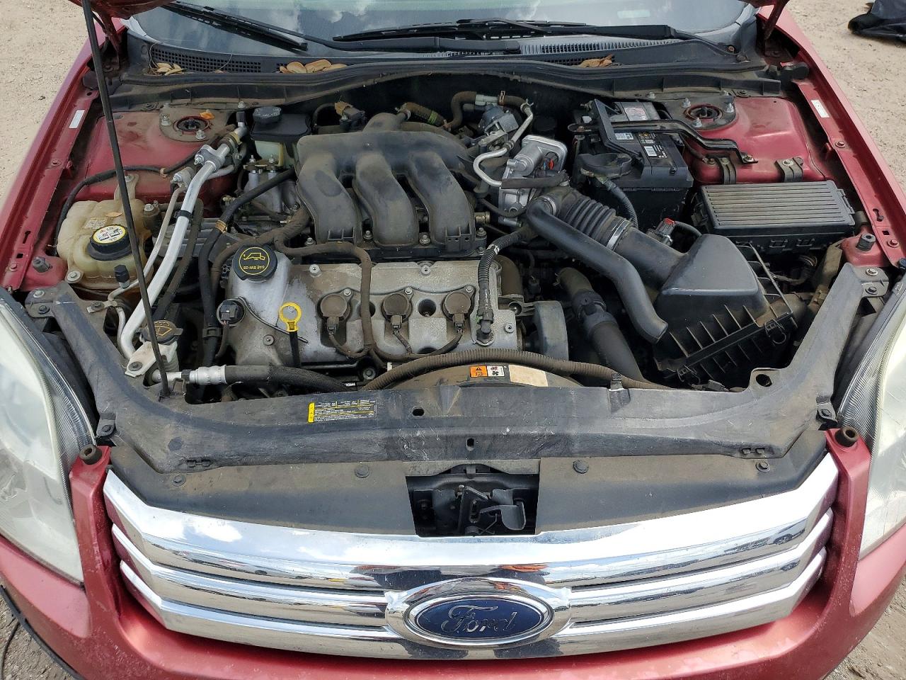 2006 Ford Fusion Se Red vin: 3FAFP07166R209309