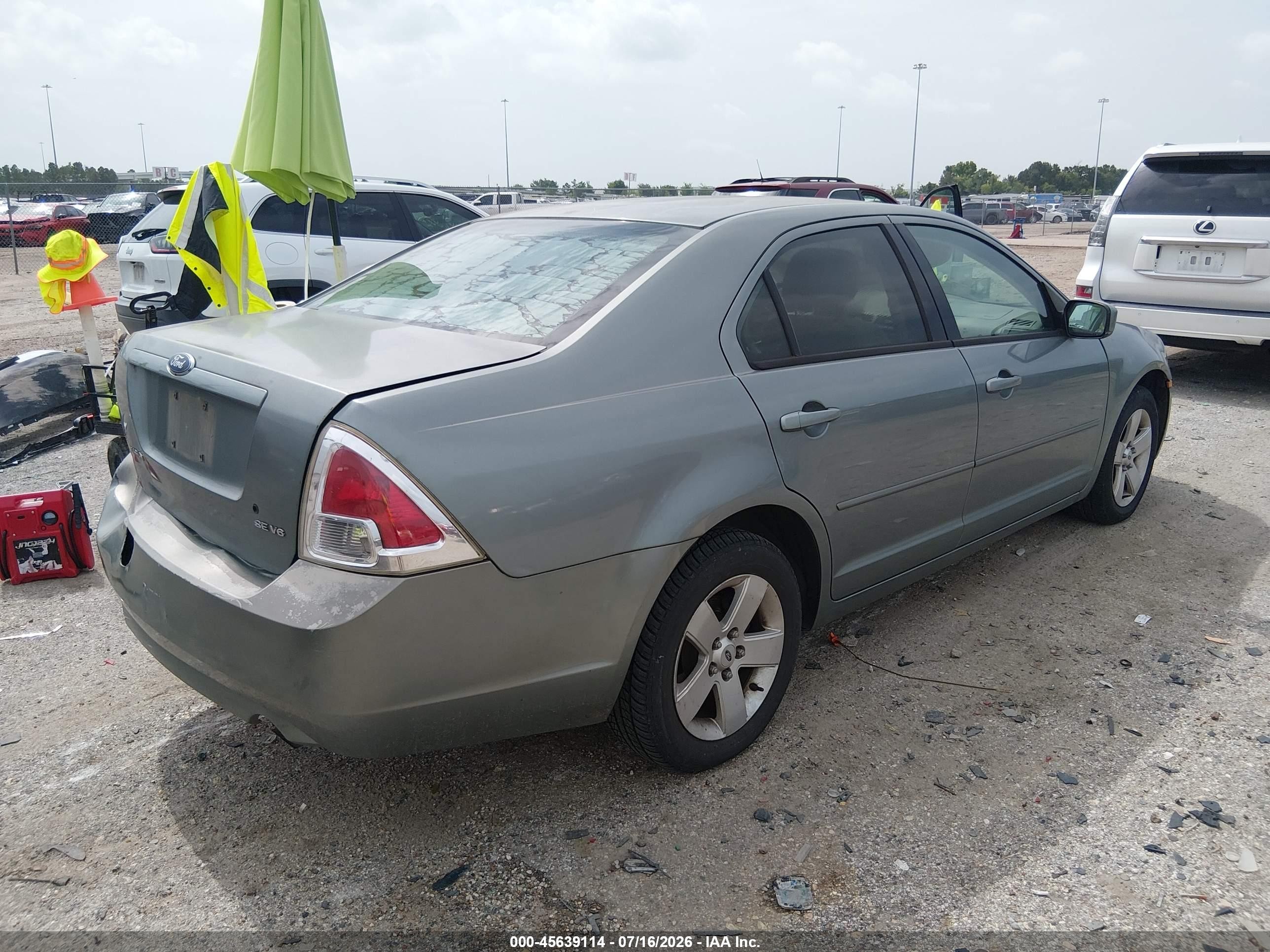2006 Ford Fusion Se Green vin: 3FAFP07166R248000
