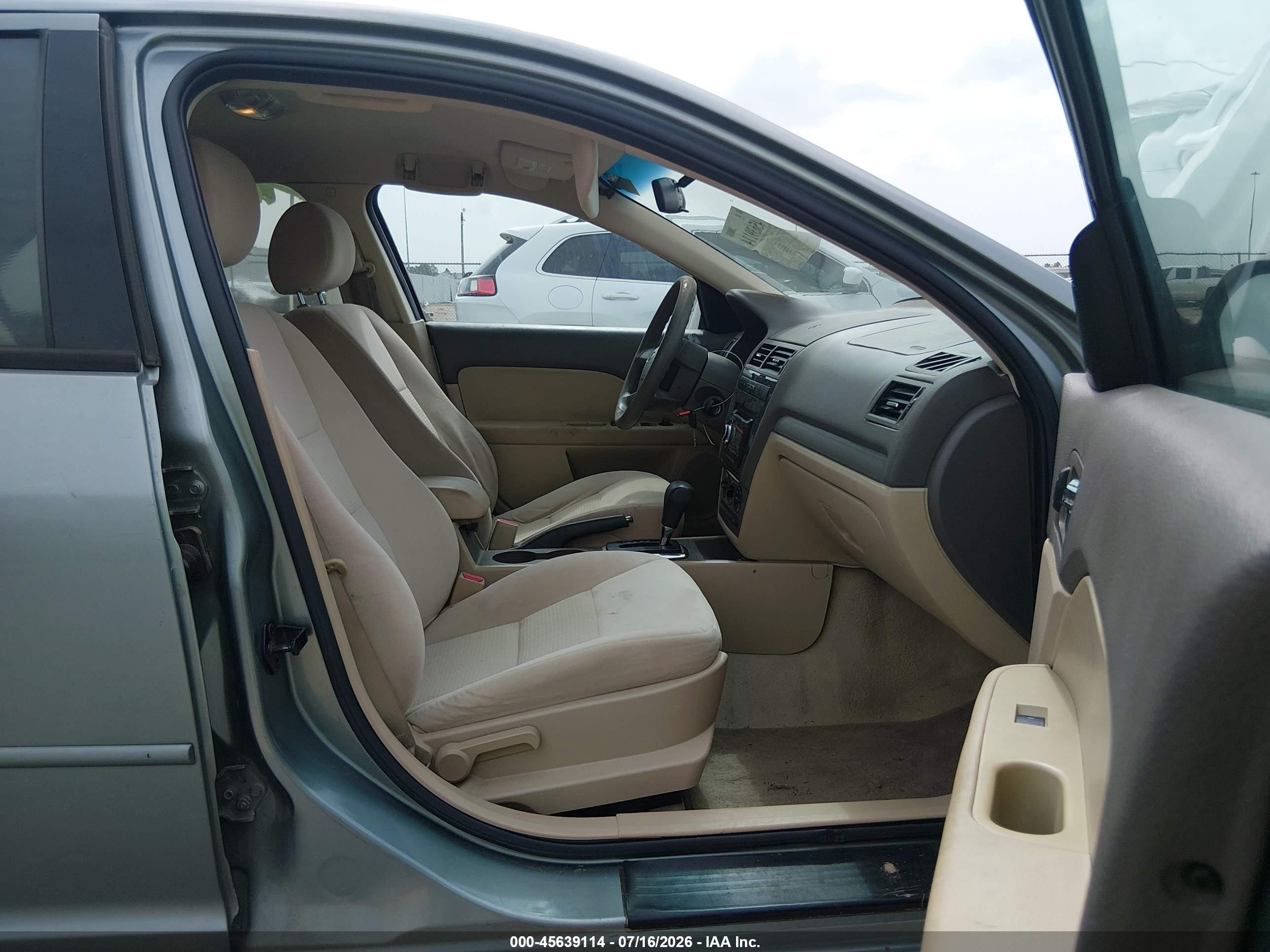 2006 Ford Fusion Se Green vin: 3FAFP07166R248000
