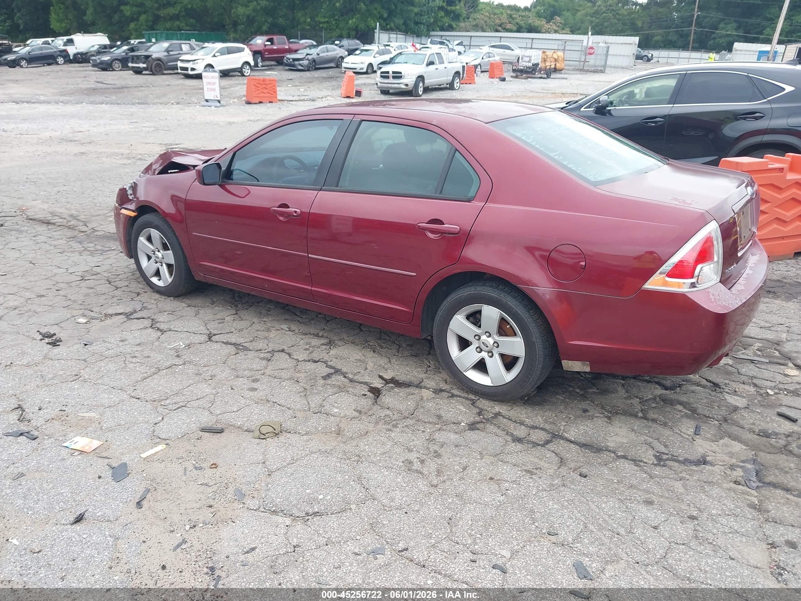 2006 Ford Fusion Se Red vin: 3FAFP07176R163831