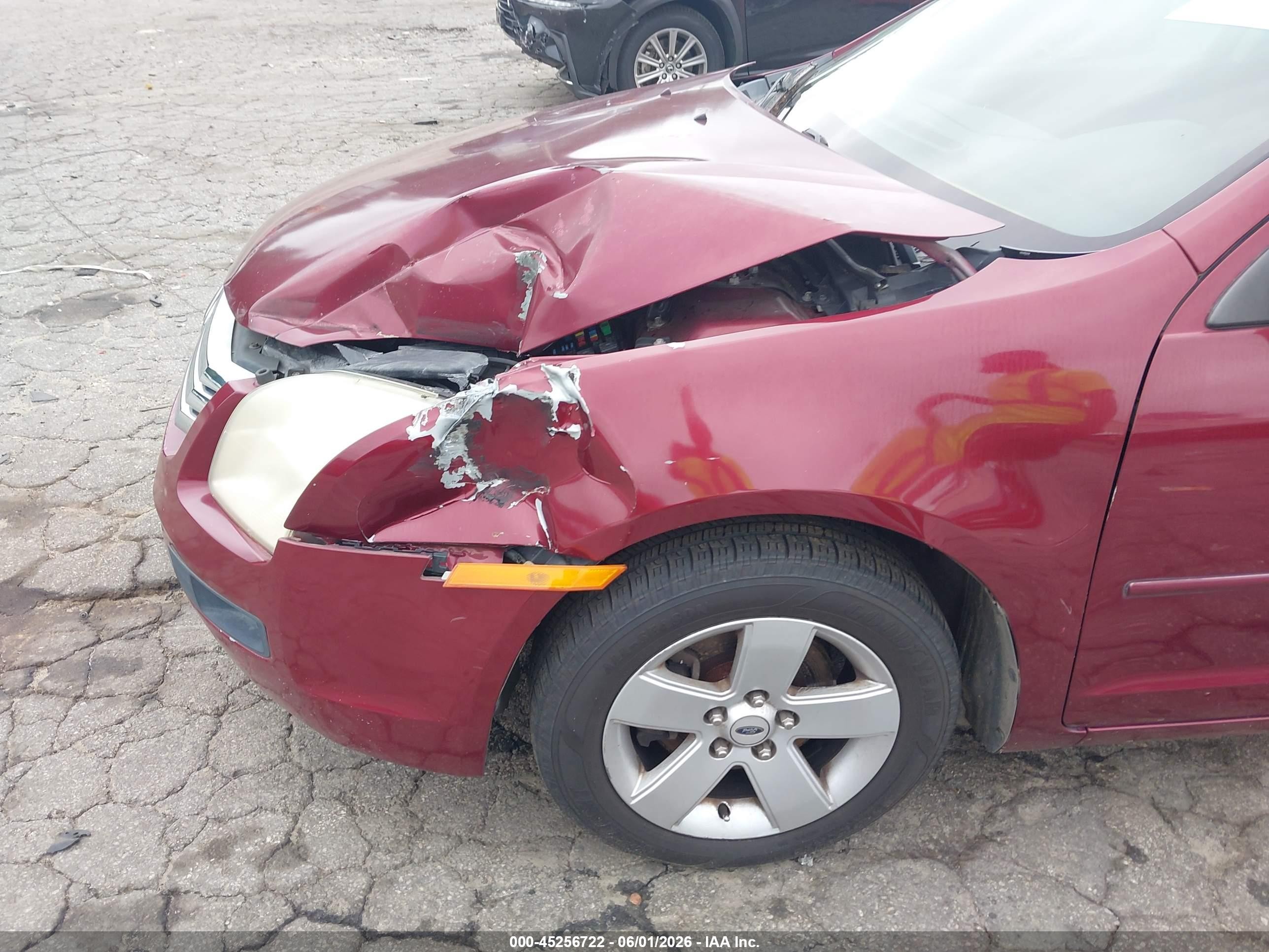 2006 Ford Fusion Se Red vin: 3FAFP07176R163831