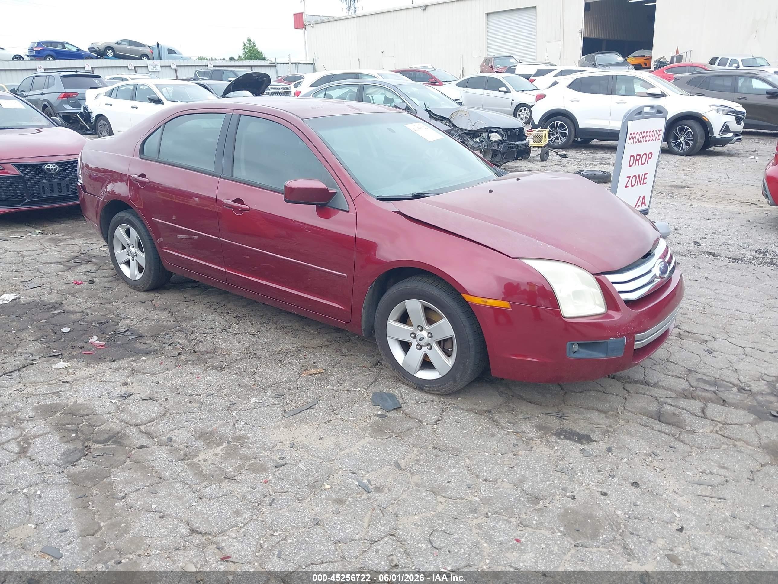 2006 Ford Fusion Se Red vin: 3FAFP07176R163831