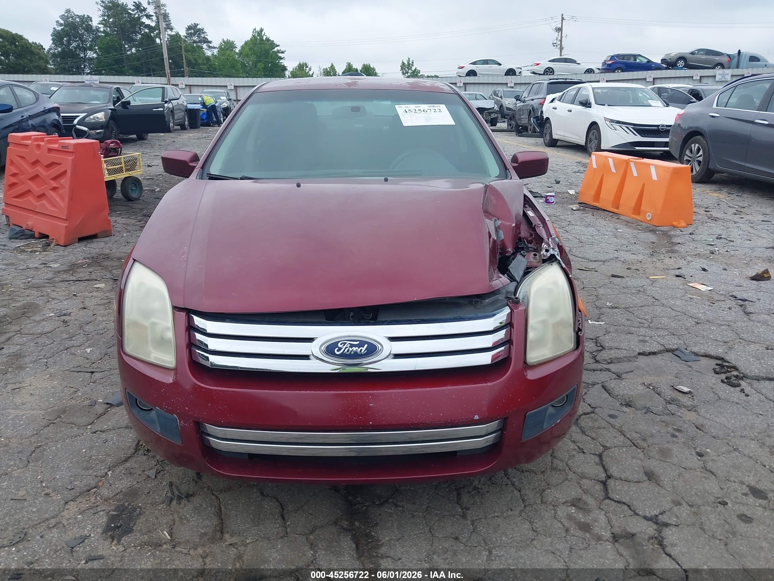 2006 Ford Fusion Se Red vin: 3FAFP07176R163831