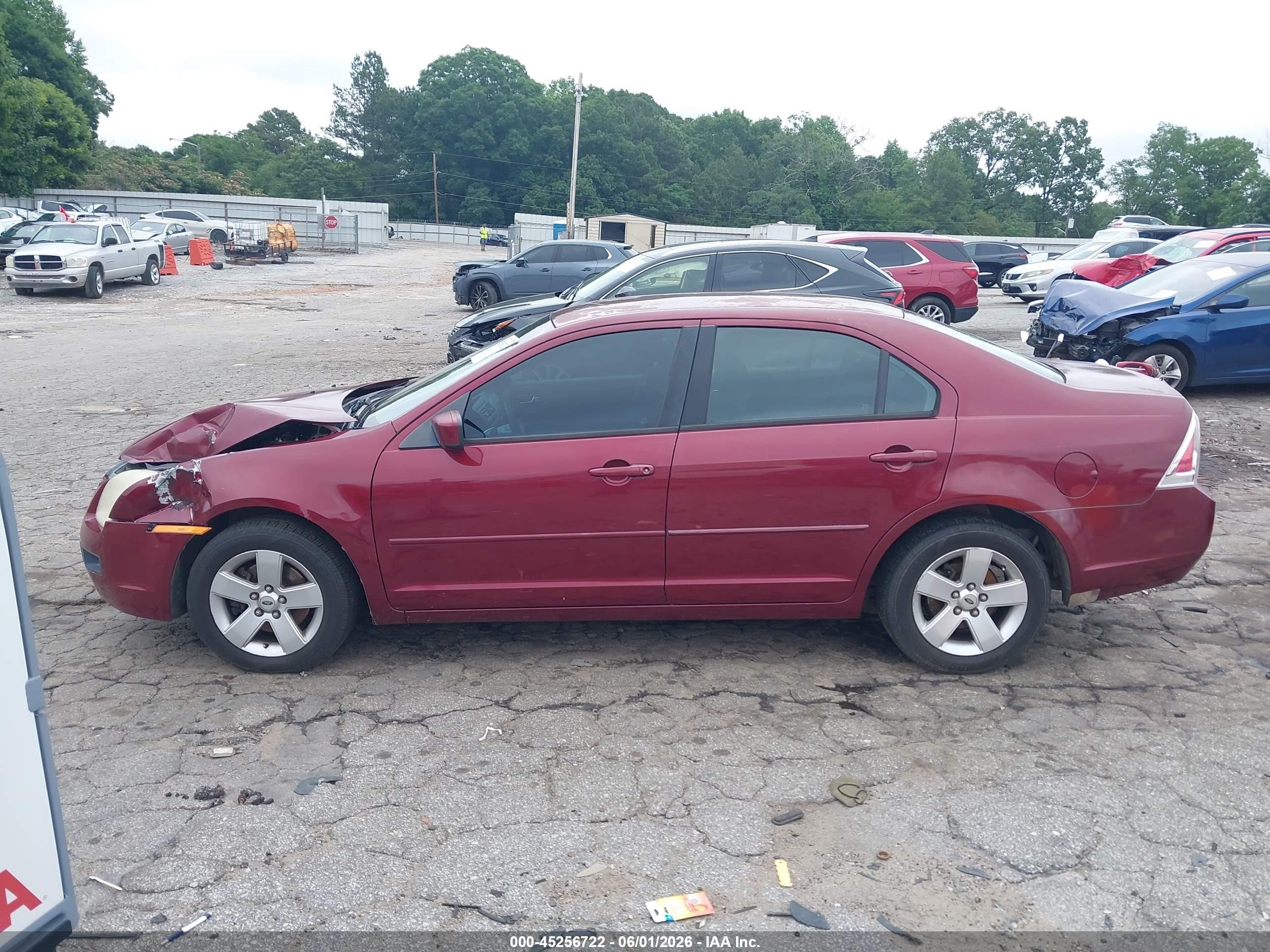 2006 Ford Fusion Se Red vin: 3FAFP07176R163831