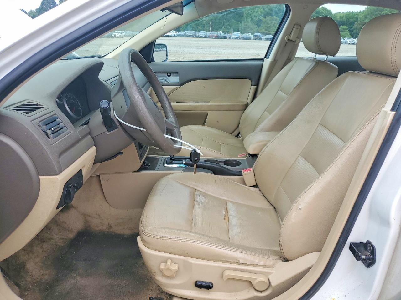 2006 Ford Fusion Se White vin: 3FAFP07186R108756