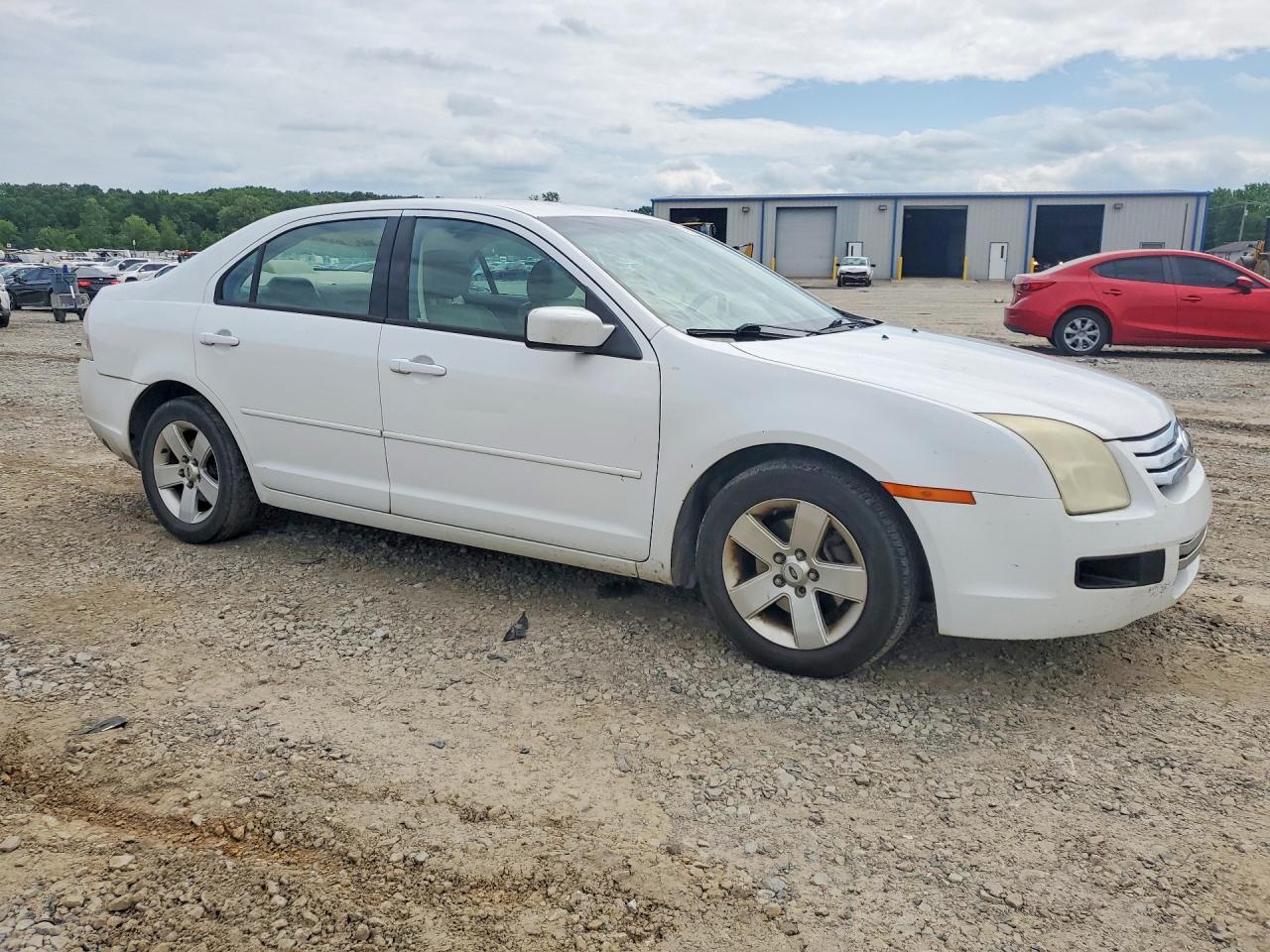 2006 Ford Fusion Se White vin: 3FAFP07186R108756