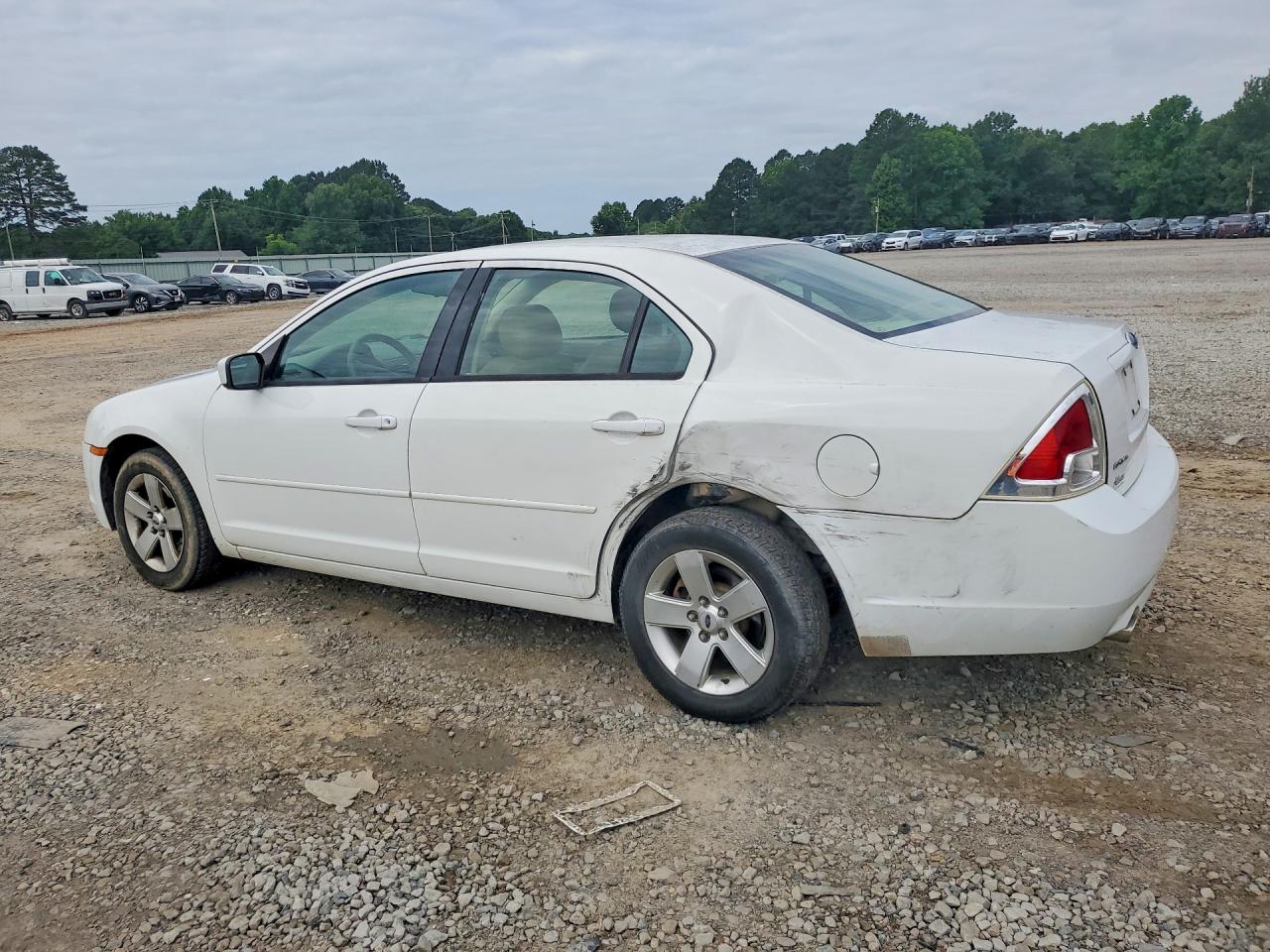 2006 Ford Fusion Se White vin: 3FAFP07186R108756
