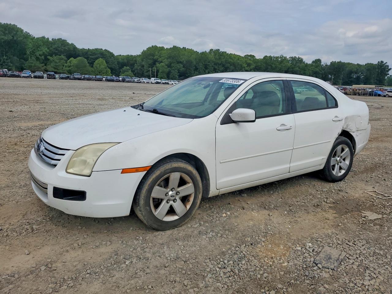 2006 Ford Fusion Se White vin: 3FAFP07186R108756