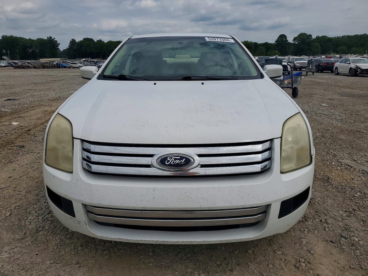 2006 Ford Fusion Se White vin: 3FAFP07186R108756