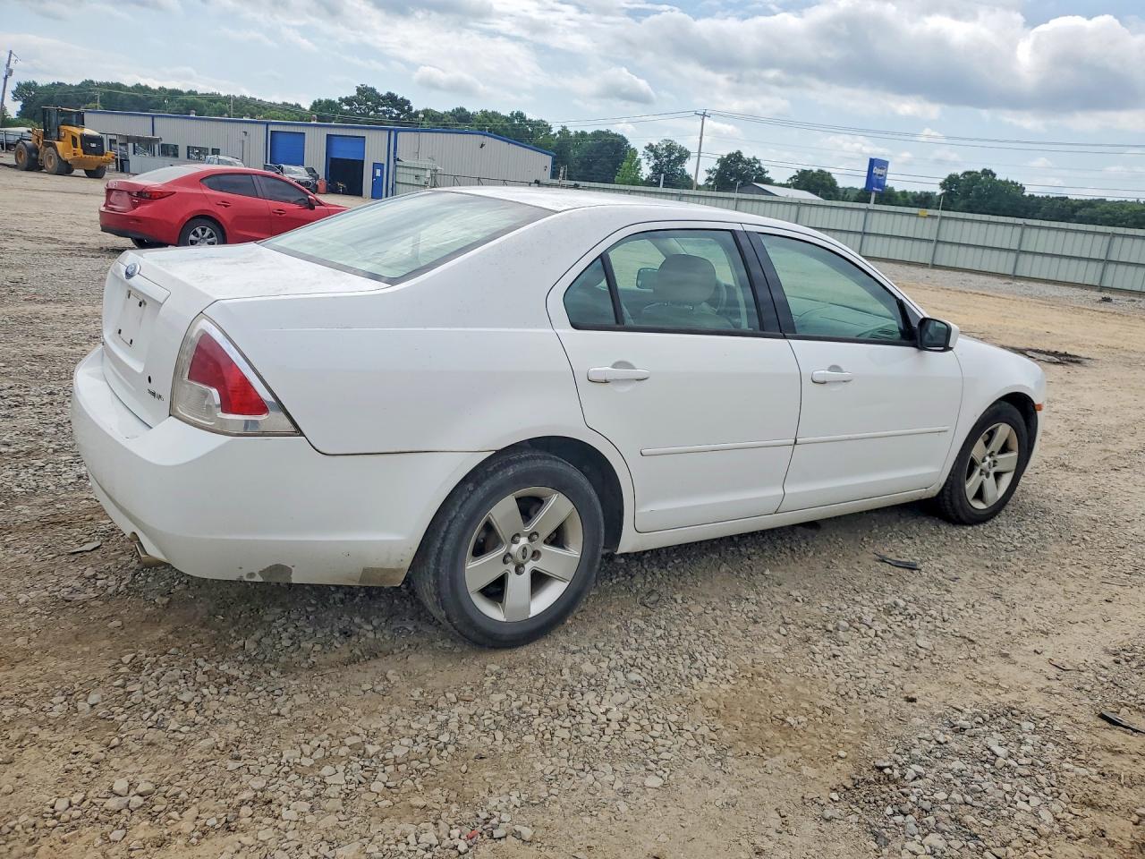 2006 Ford Fusion Se White vin: 3FAFP07186R108756