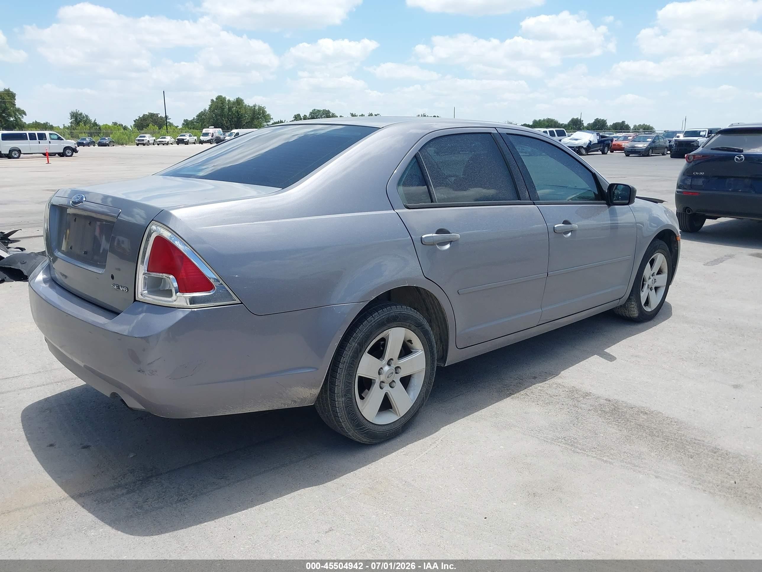 2006 Ford Fusion Se Gray vin: 3FAFP07196R116896