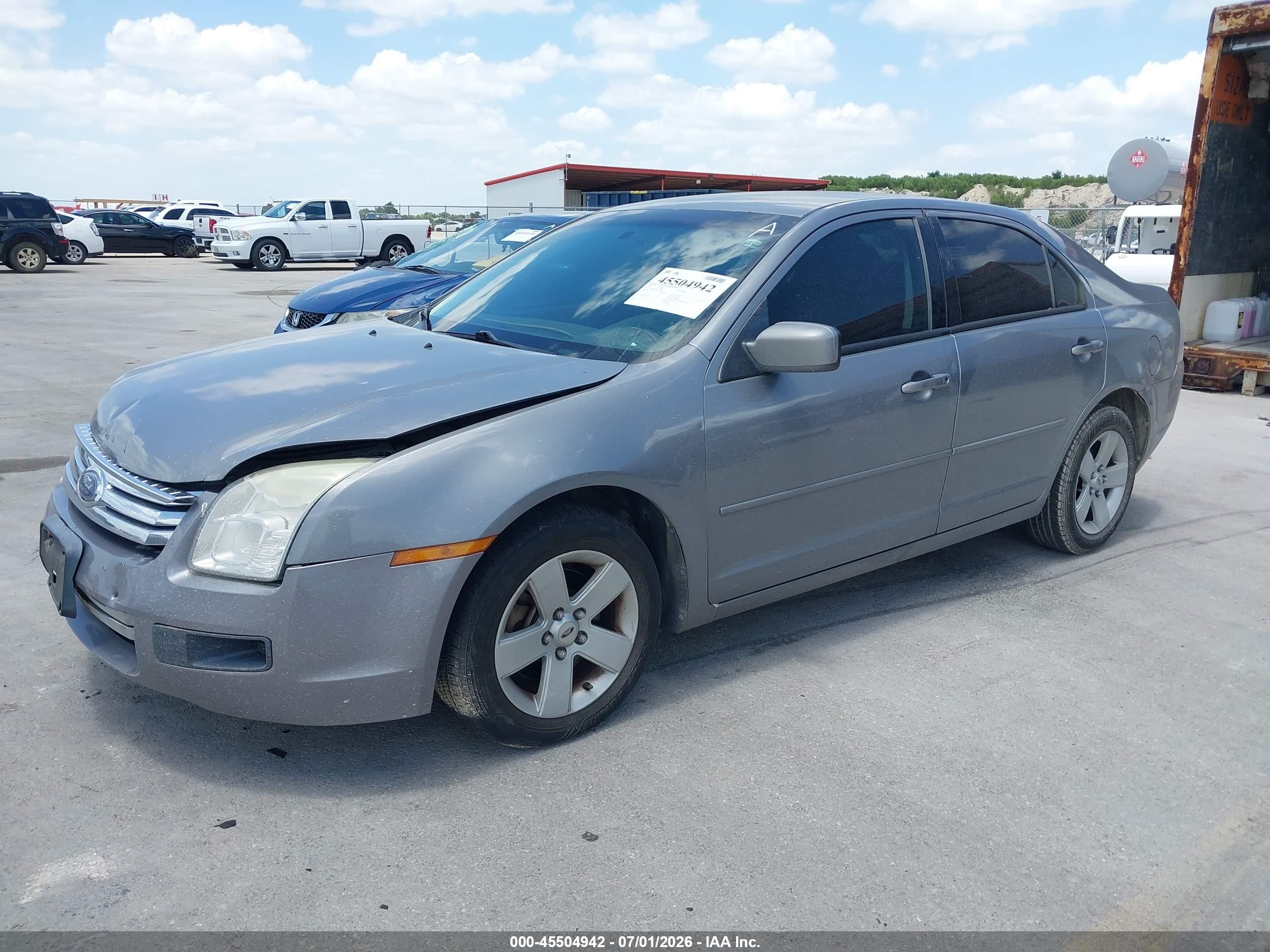 2006 Ford Fusion Se Gray vin: 3FAFP07196R116896