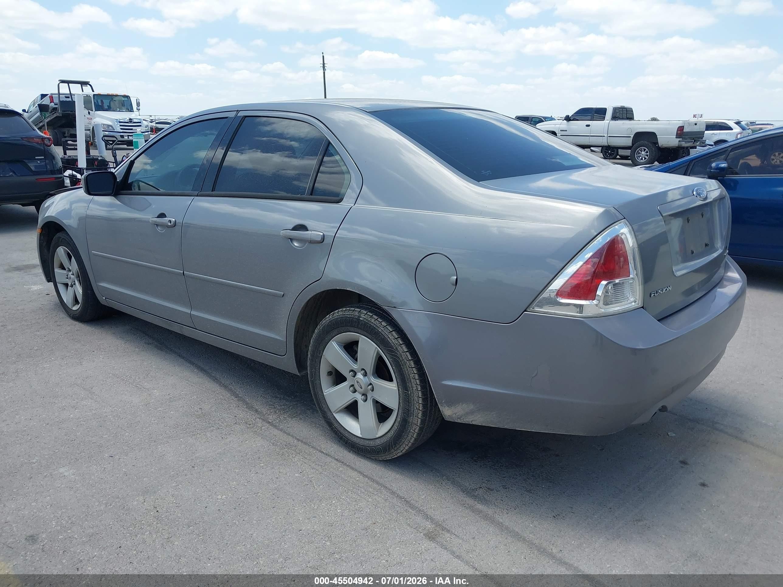 2006 Ford Fusion Se Gray vin: 3FAFP07196R116896