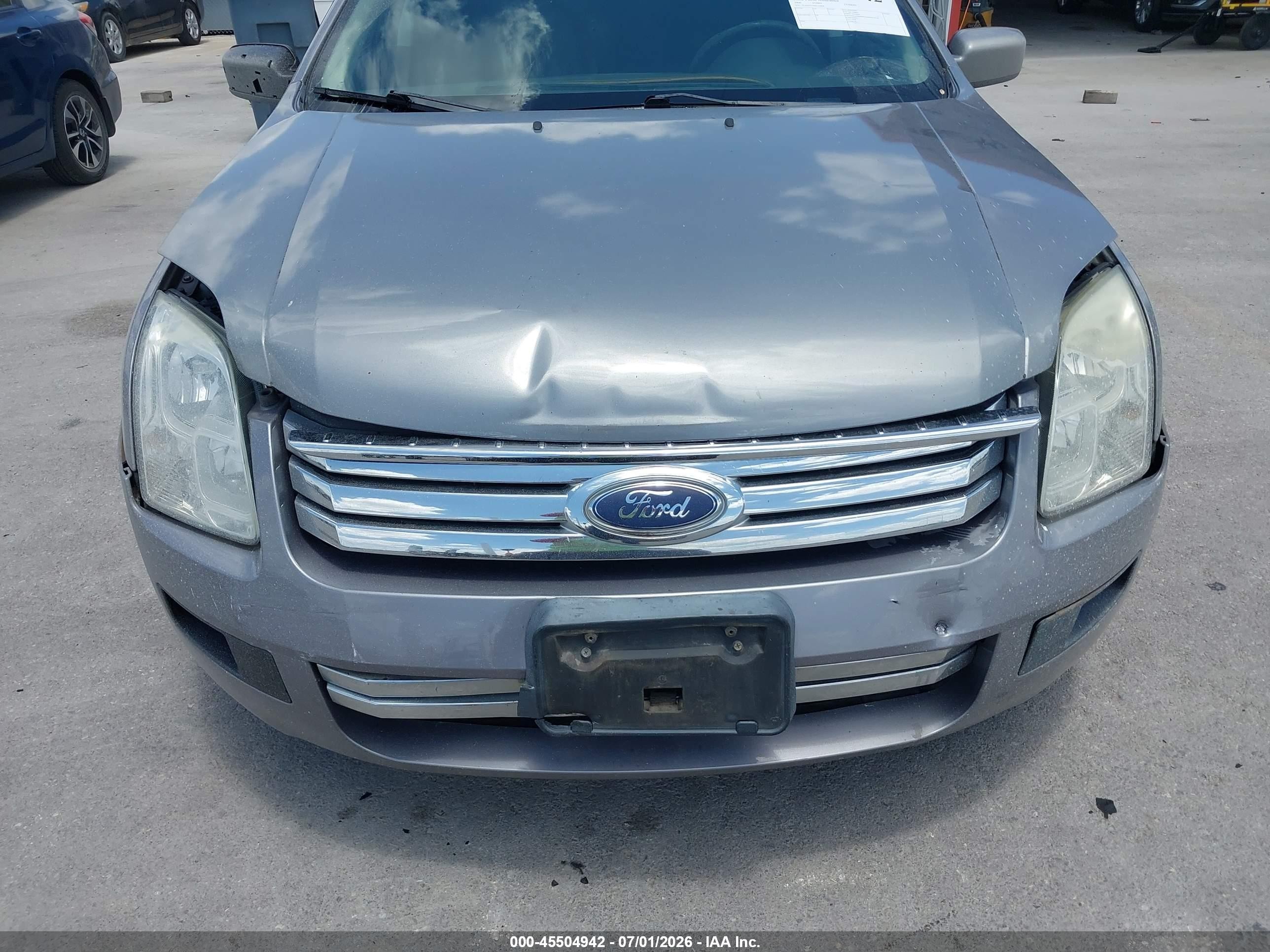 2006 Ford Fusion Se Gray vin: 3FAFP07196R116896