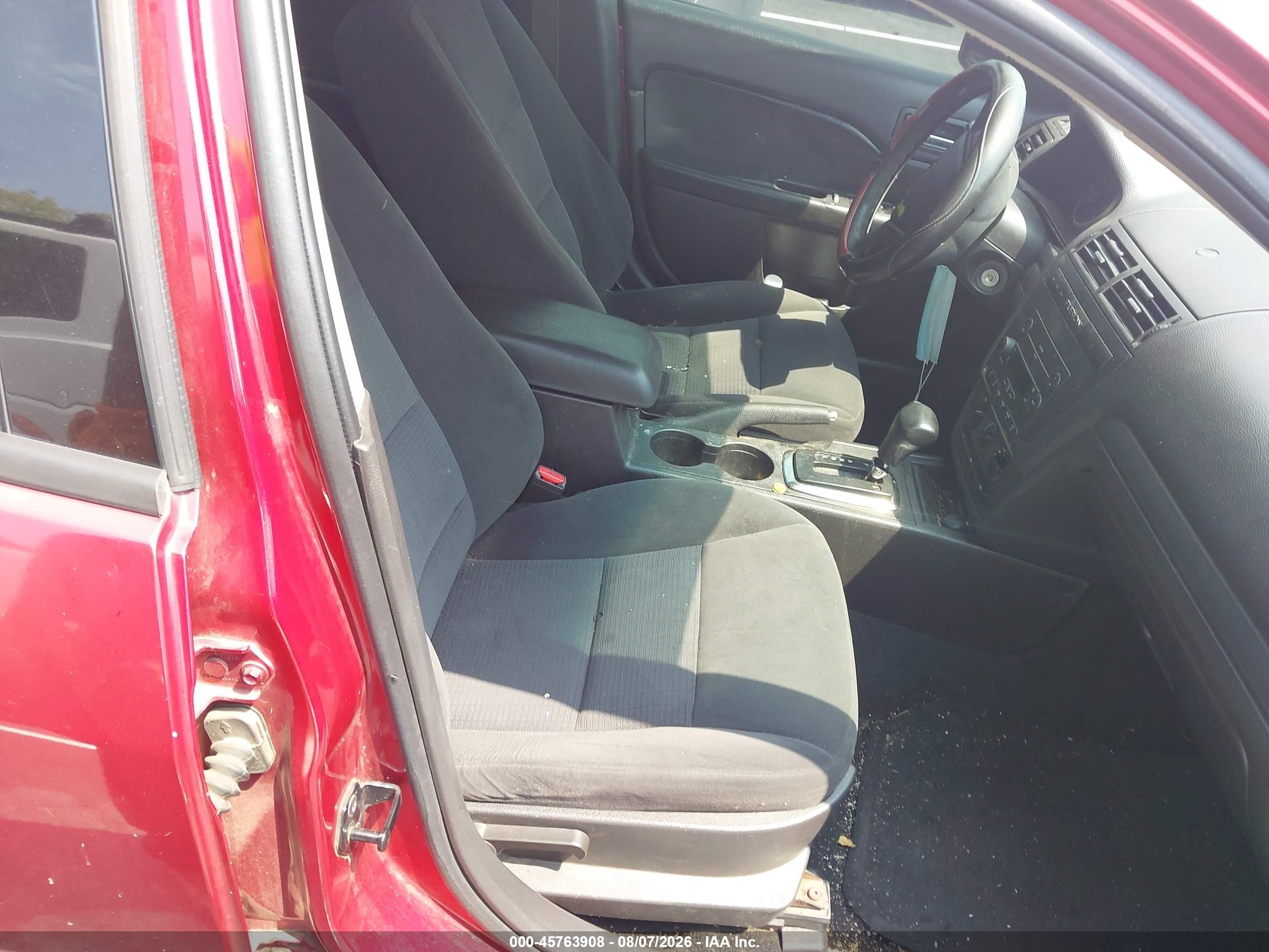 2006 Ford Fusion Se Red vin: 3FAFP071X6R181210