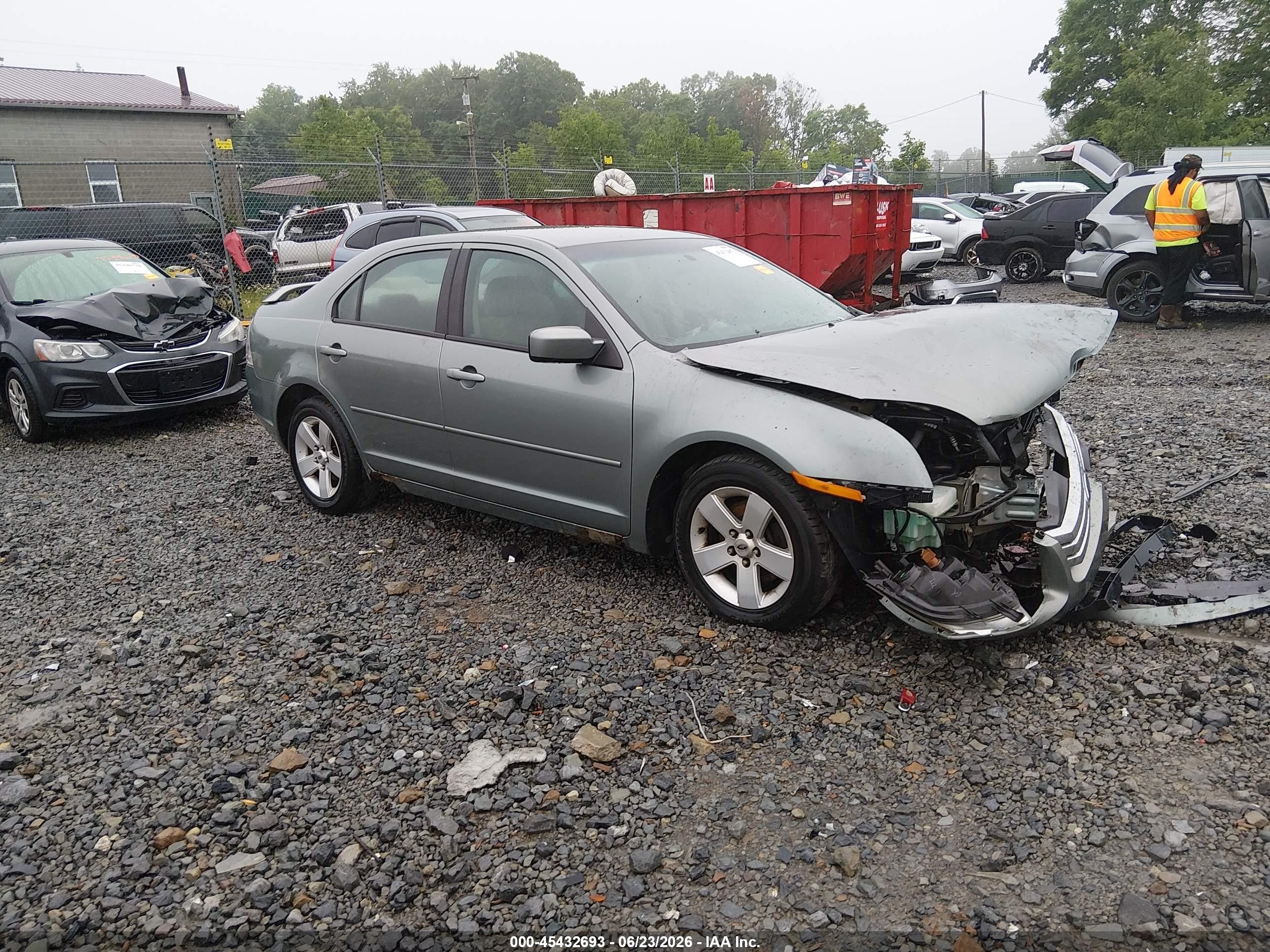 2006 Ford Fusion Se Green vin: 3FAFP07Z06R154765
