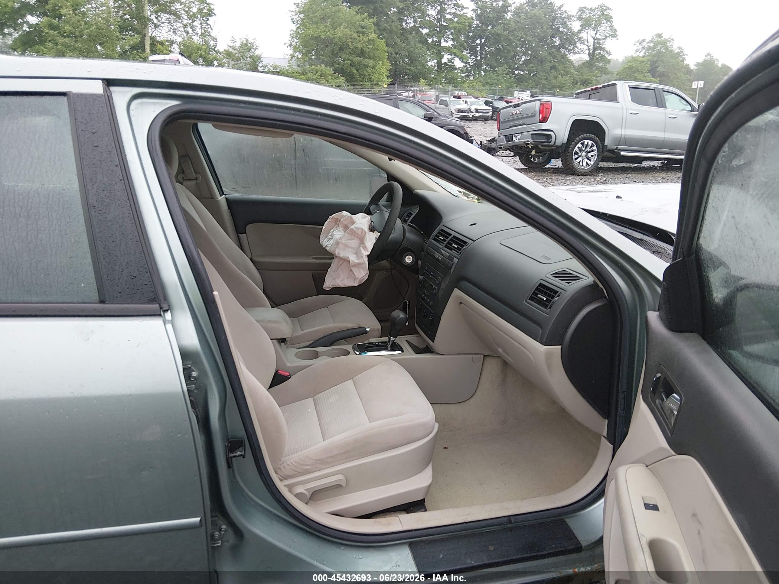 2006 Ford Fusion Se Green vin: 3FAFP07Z06R154765