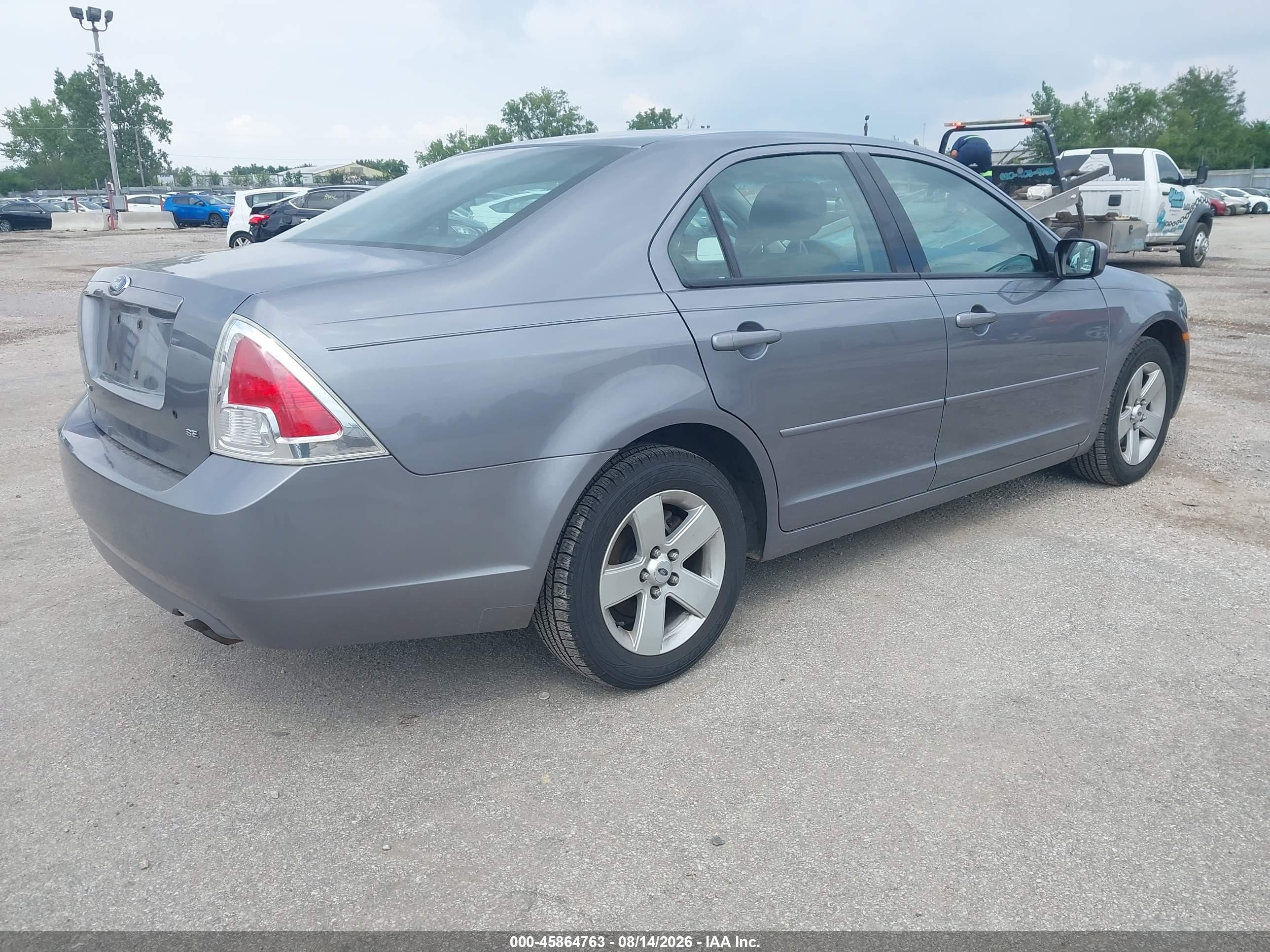 2006 Ford Fusion Se Gray vin: 3FAFP07Z06R238133