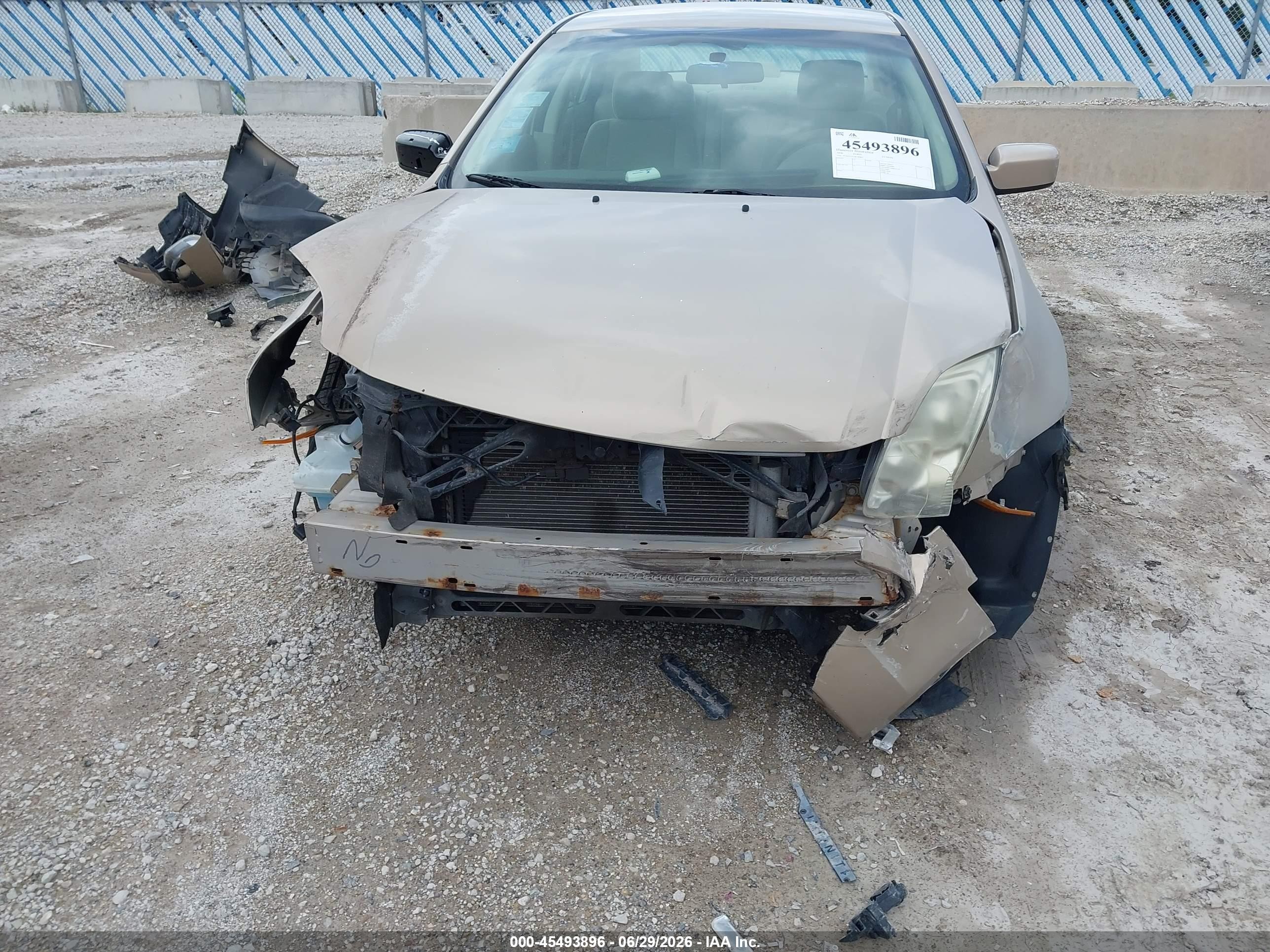 2006 Ford Fusion Se Gold vin: 3FAFP07Z16R189895