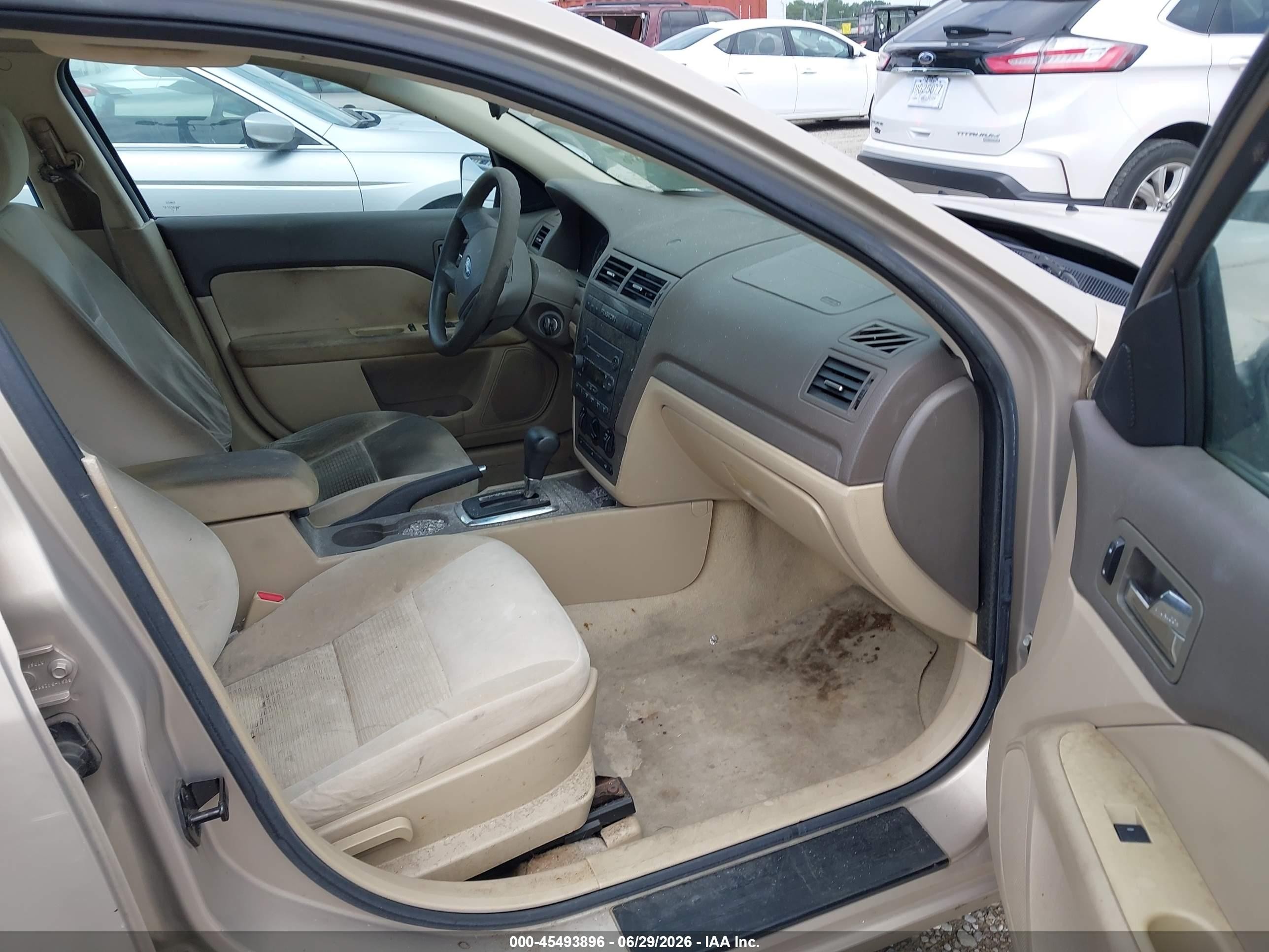 2006 Ford Fusion Se Gold vin: 3FAFP07Z16R189895