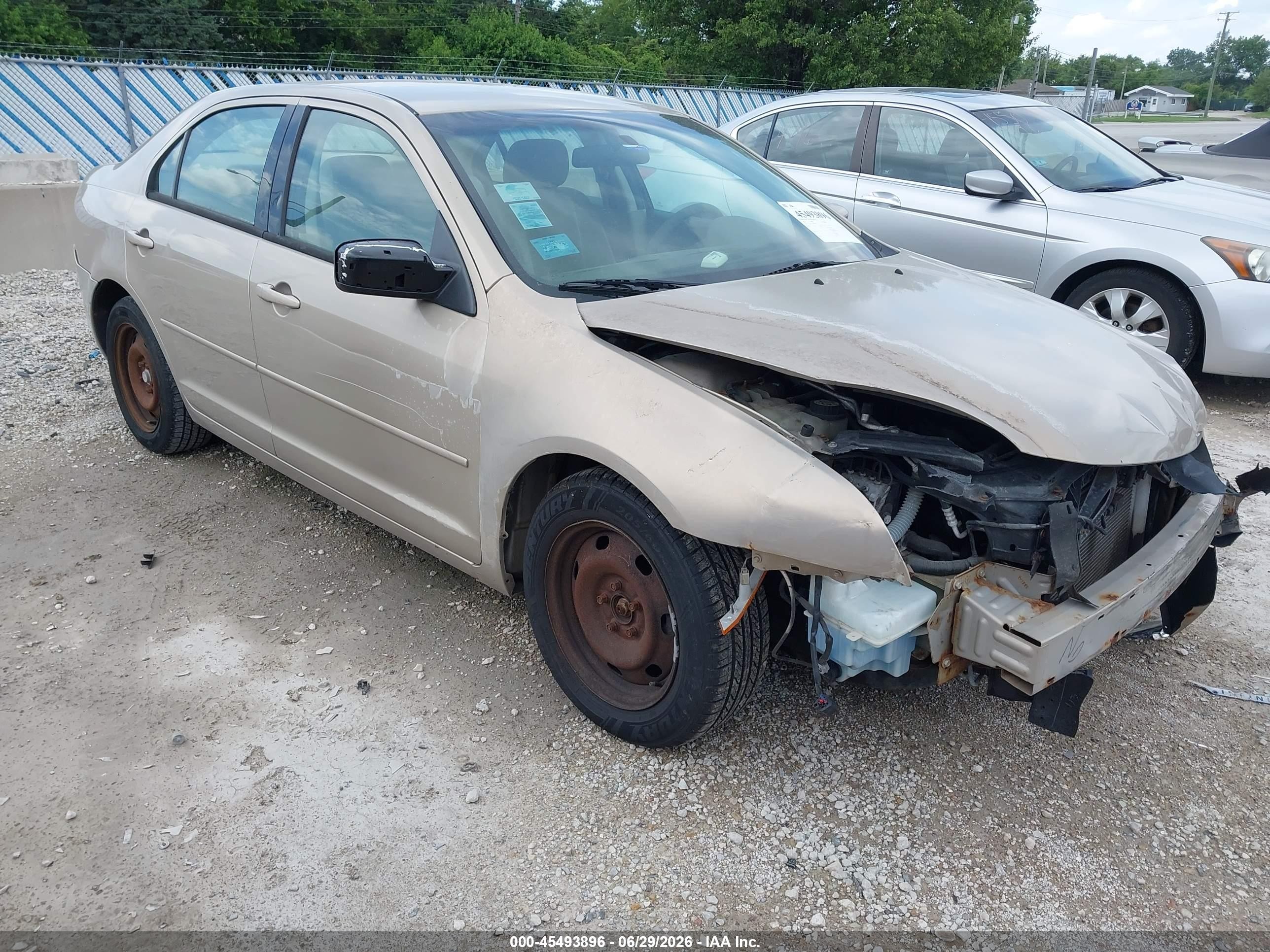2006 Ford Fusion Se Gold vin: 3FAFP07Z16R189895