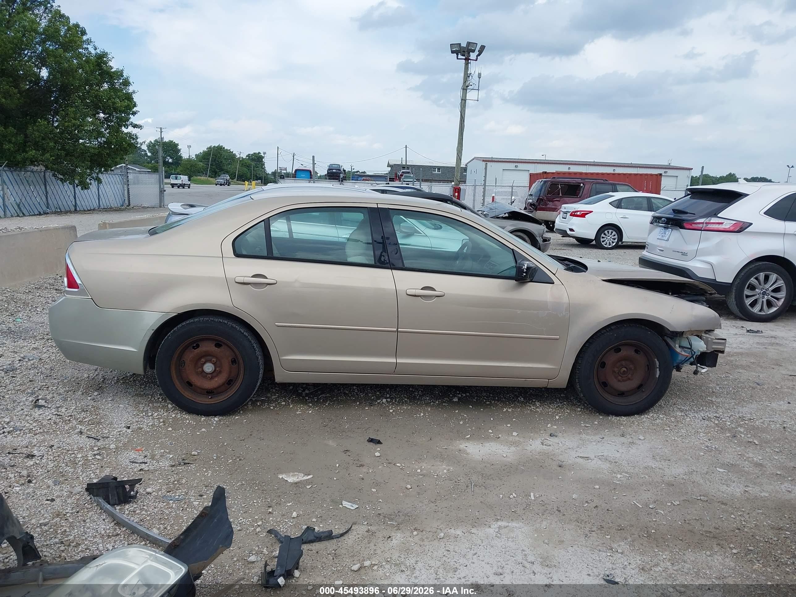 2006 Ford Fusion Se Gold vin: 3FAFP07Z16R189895