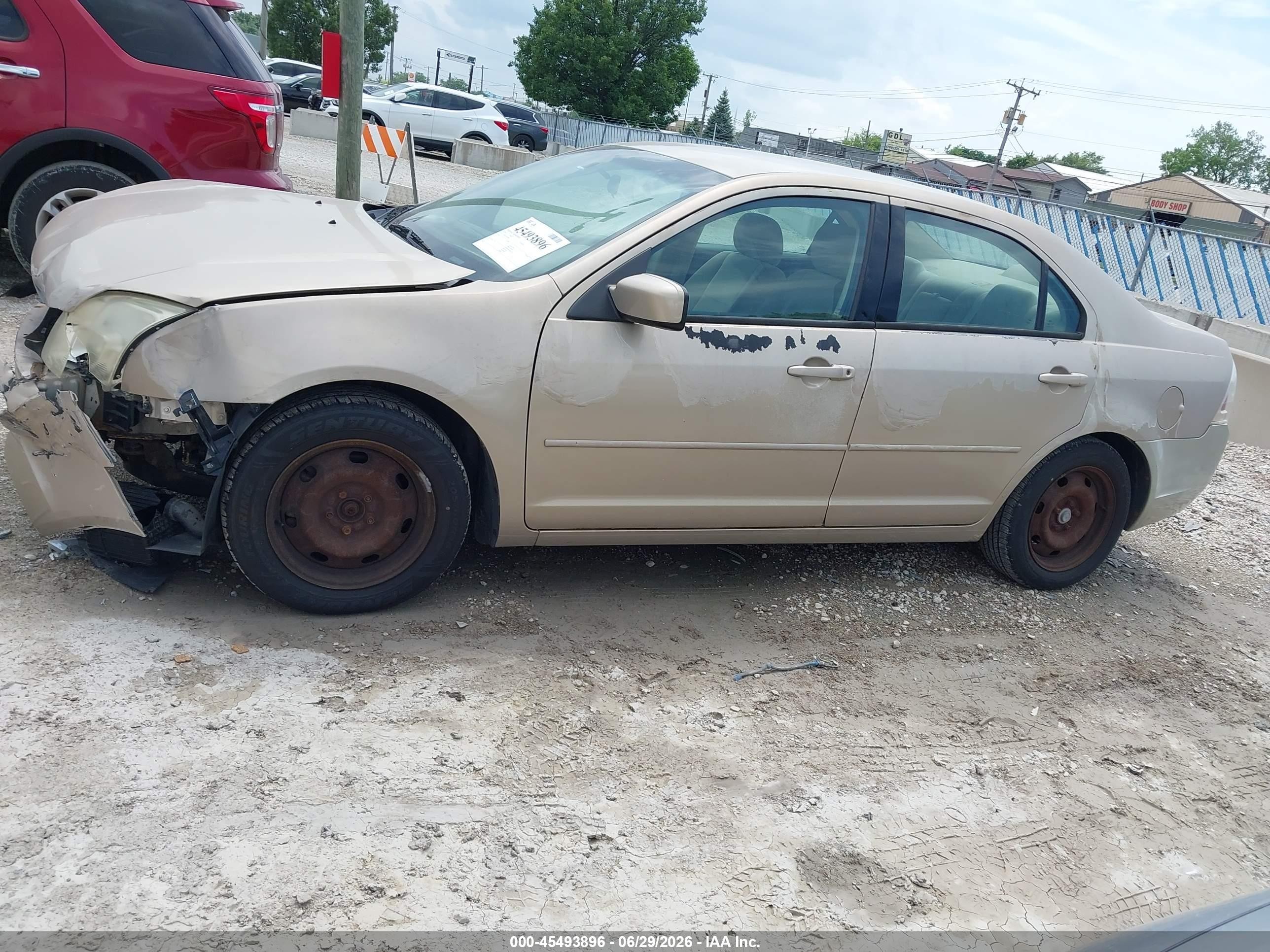 2006 Ford Fusion Se Gold vin: 3FAFP07Z16R189895