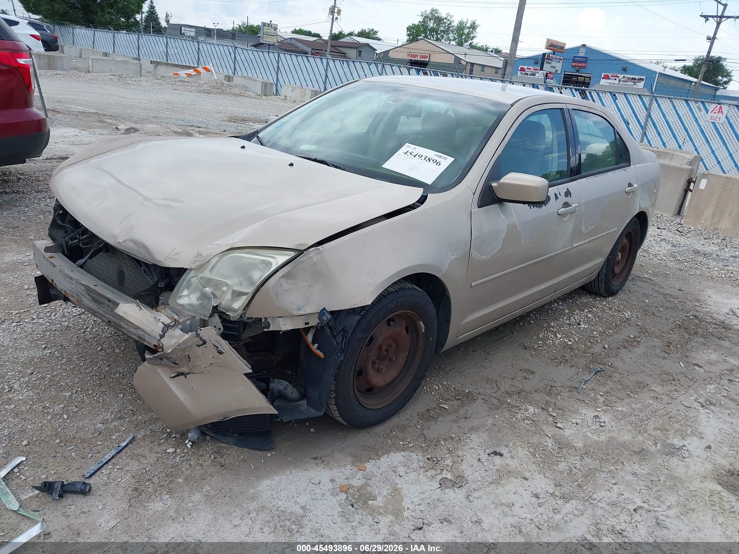 2006 Ford Fusion Se Gold vin: 3FAFP07Z16R189895