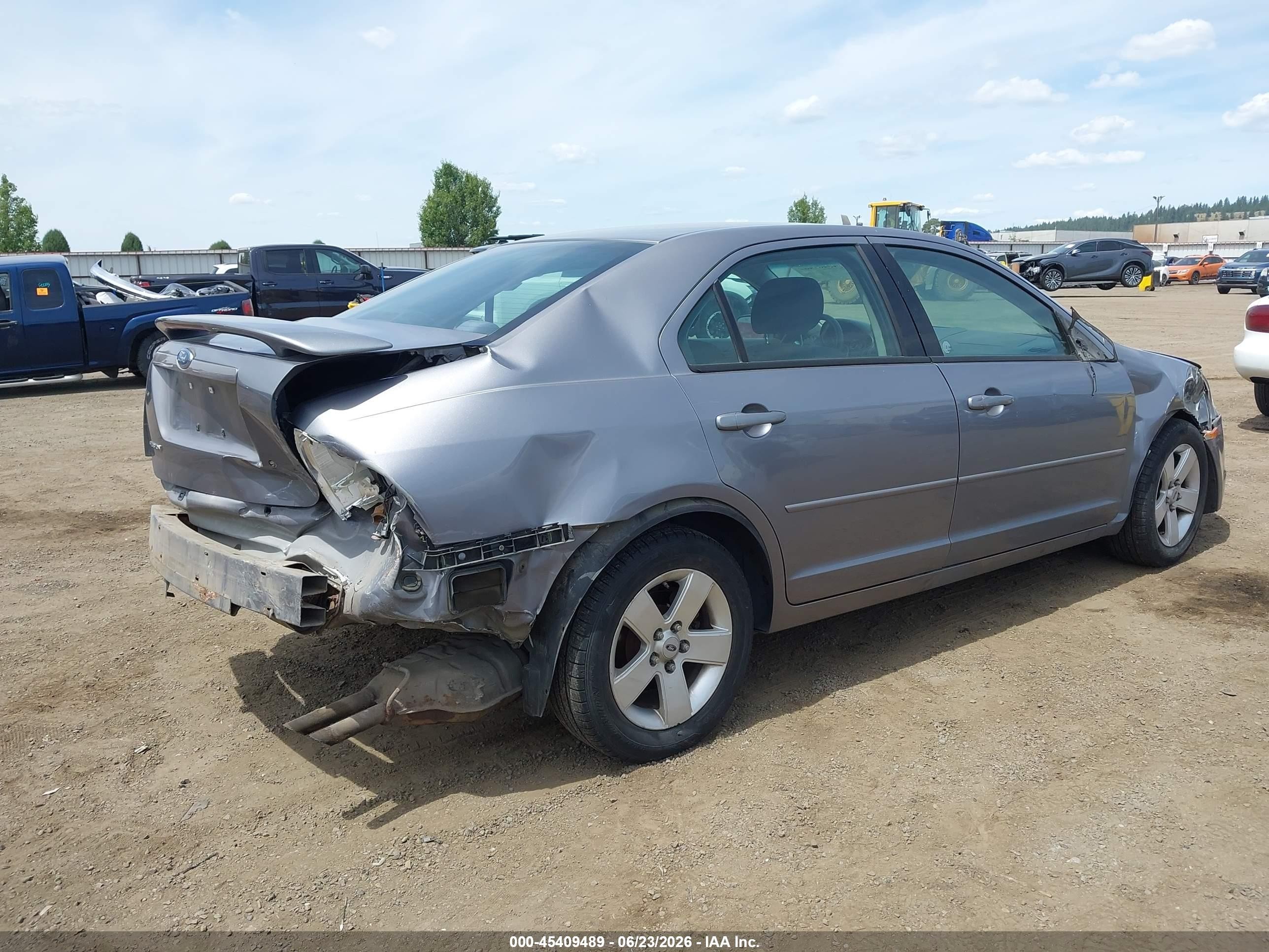2006 Ford Fusion Se Gray vin: 3FAFP07Z16R191890