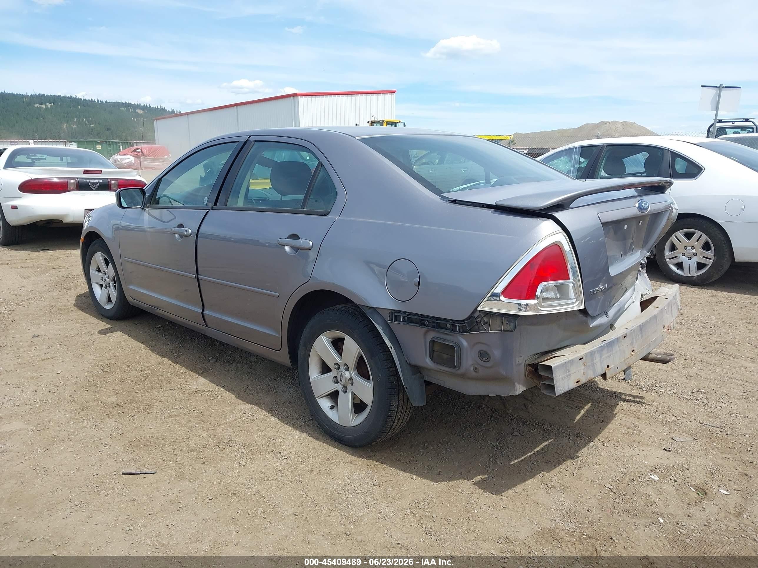 2006 Ford Fusion Se Gray vin: 3FAFP07Z16R191890