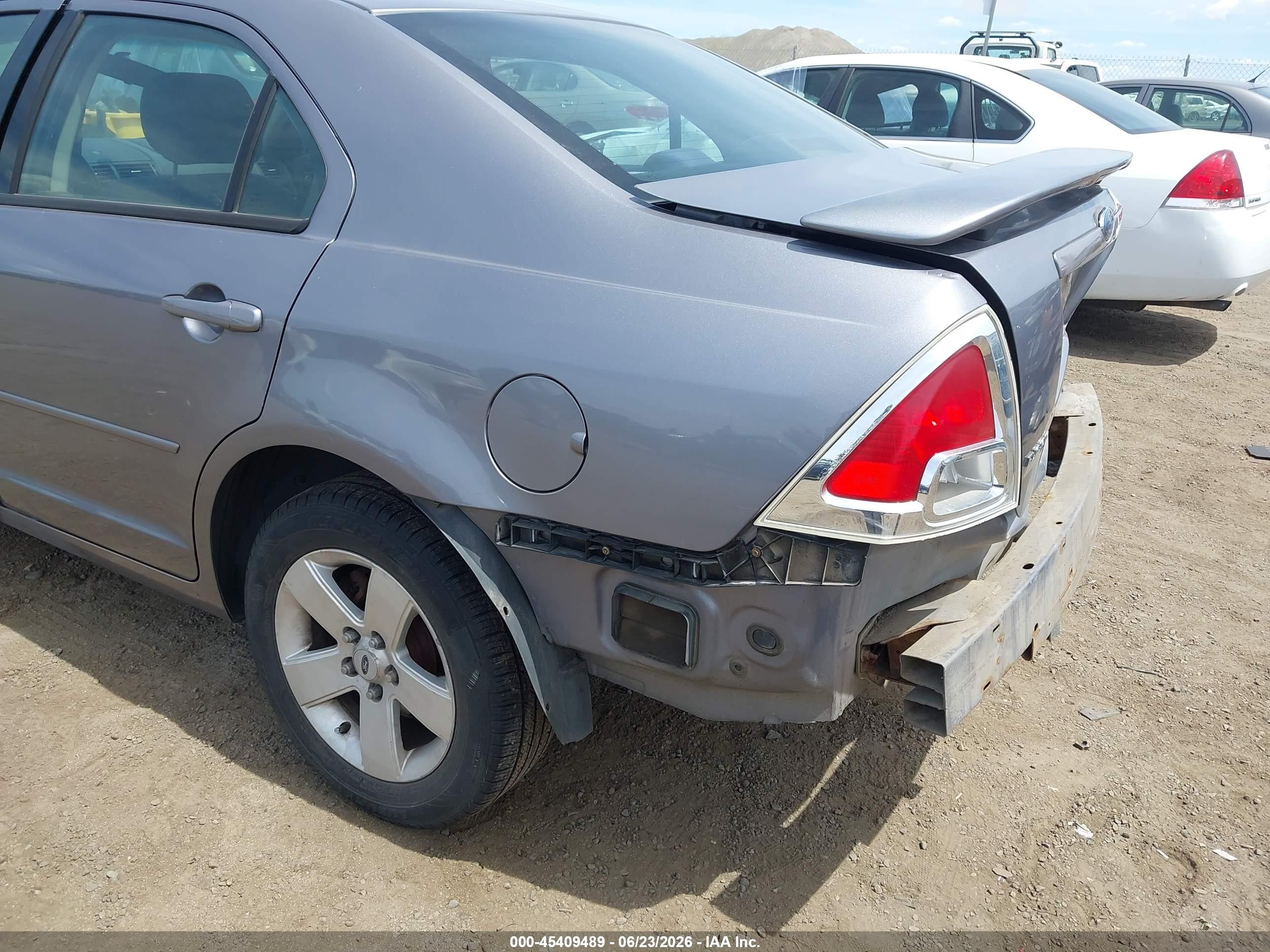 2006 Ford Fusion Se Gray vin: 3FAFP07Z16R191890