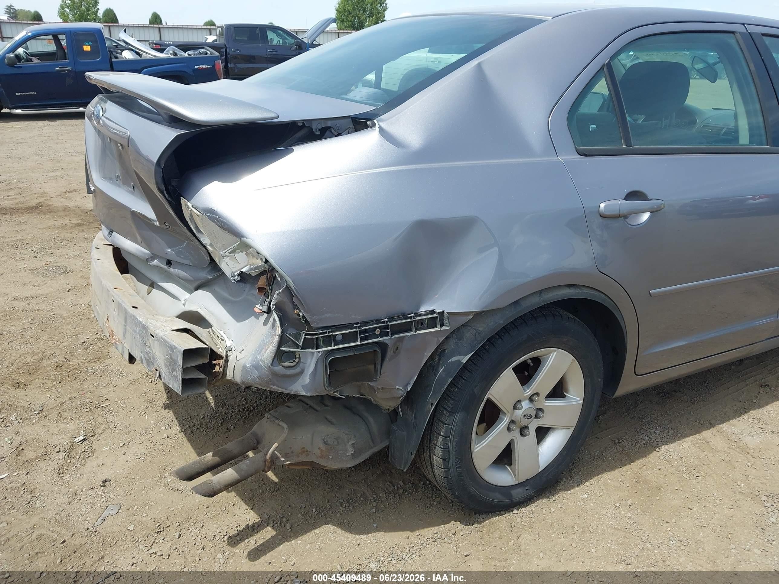 2006 Ford Fusion Se Gray vin: 3FAFP07Z16R191890