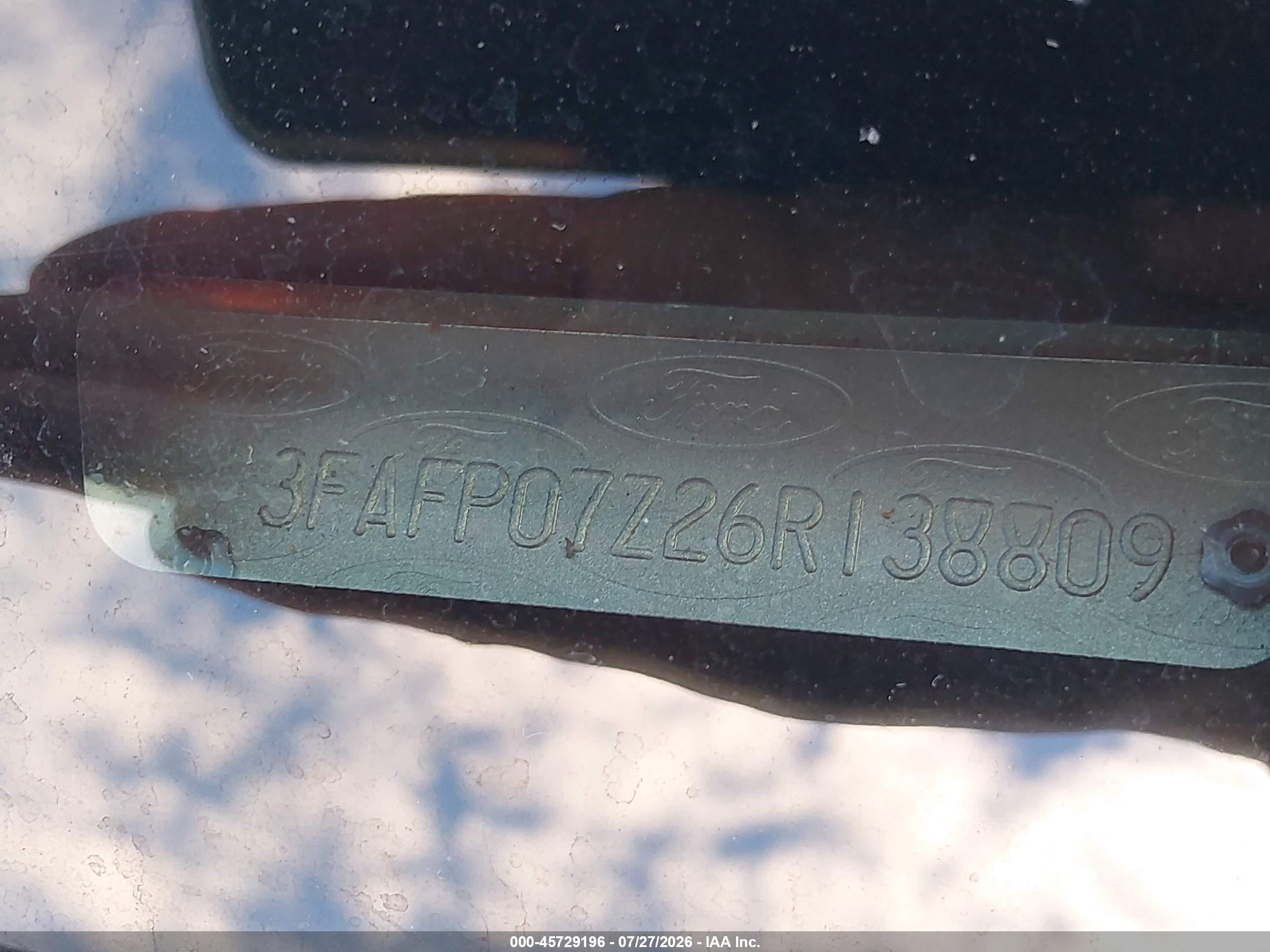 2006 Ford Fusion Se Green vin: 3FAFP07Z26R138809