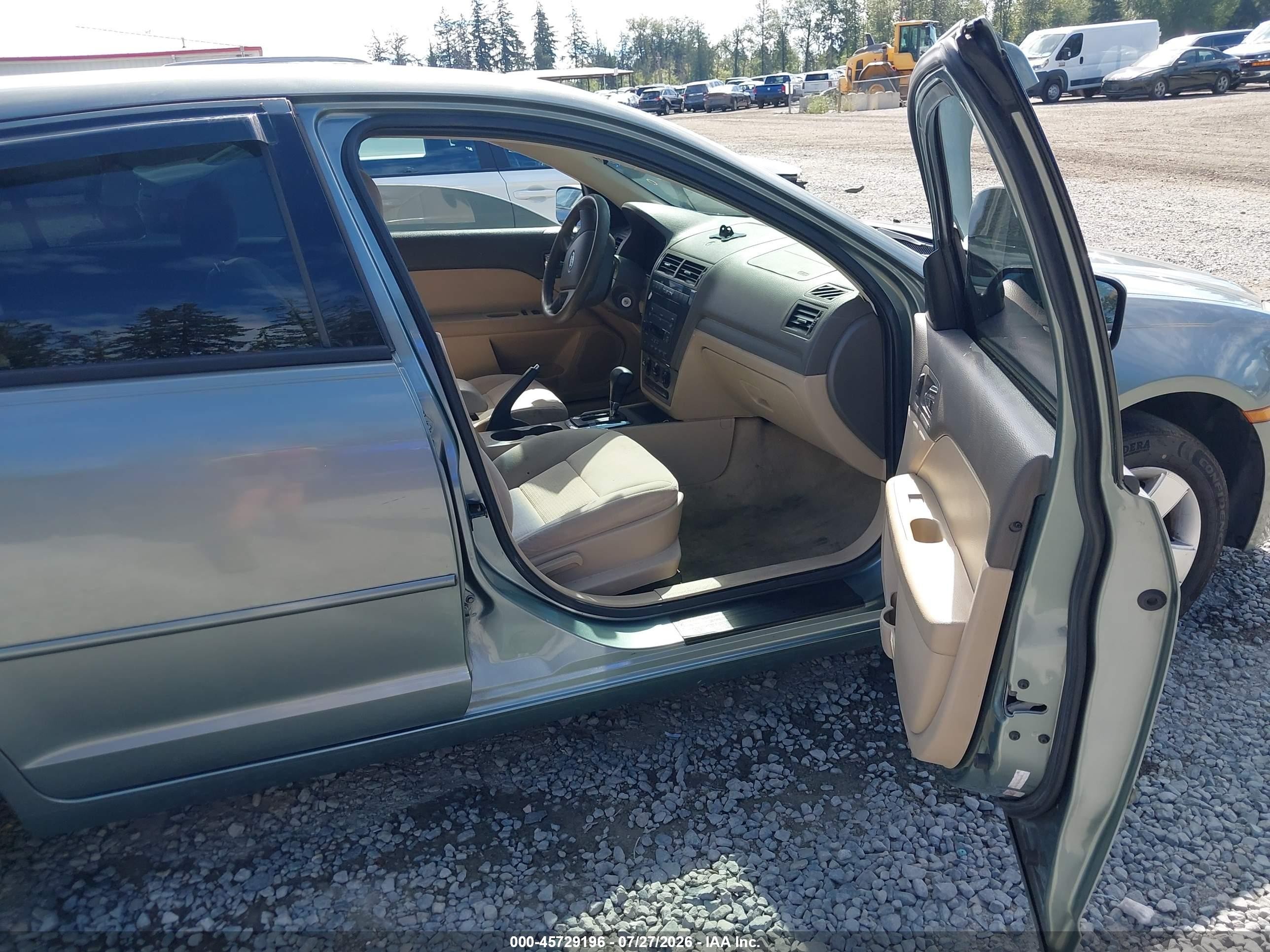 2006 Ford Fusion Se Green vin: 3FAFP07Z26R138809