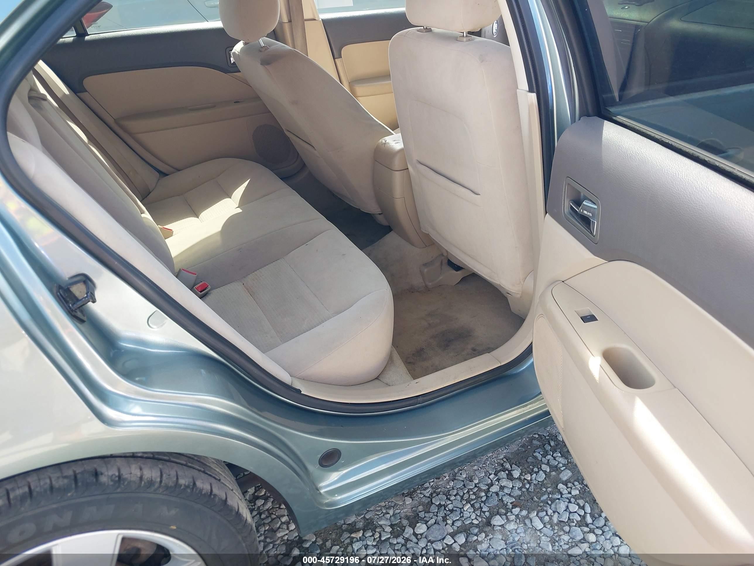 2006 Ford Fusion Se Green vin: 3FAFP07Z26R138809