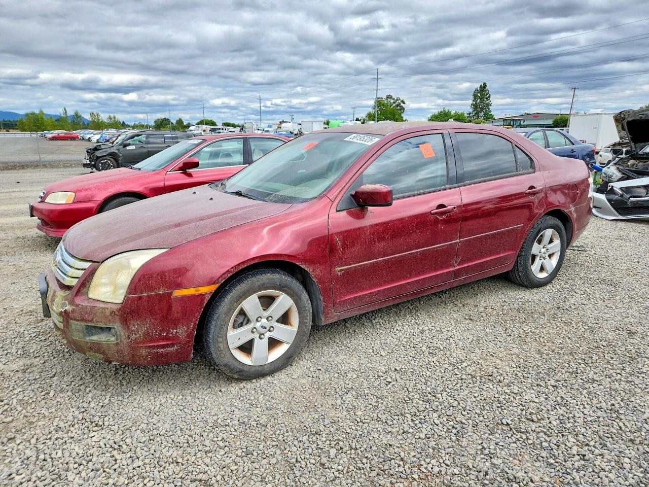 2006 Ford Fusion Se Red vin: 3FAFP07Z26R154556