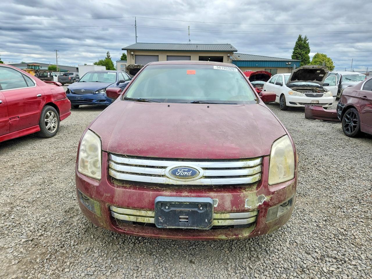 2006 Ford Fusion Se Red vin: 3FAFP07Z26R154556