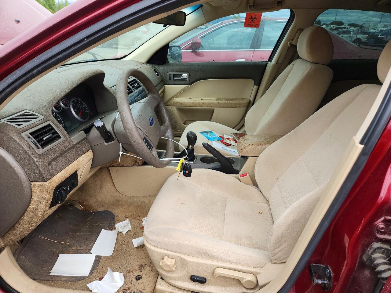 2006 Ford Fusion Se Red vin: 3FAFP07Z26R154556