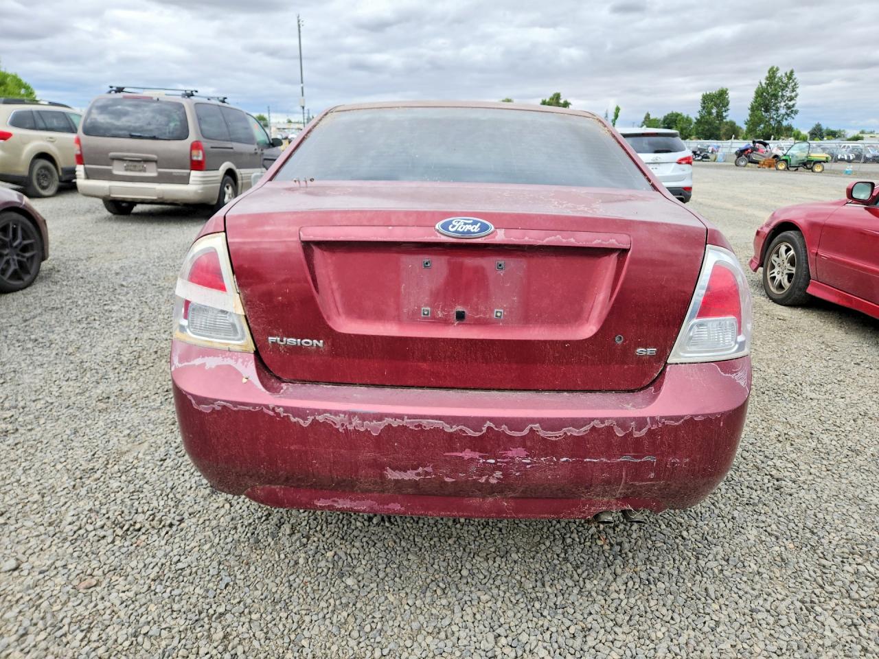 2006 Ford Fusion Se Red vin: 3FAFP07Z26R154556