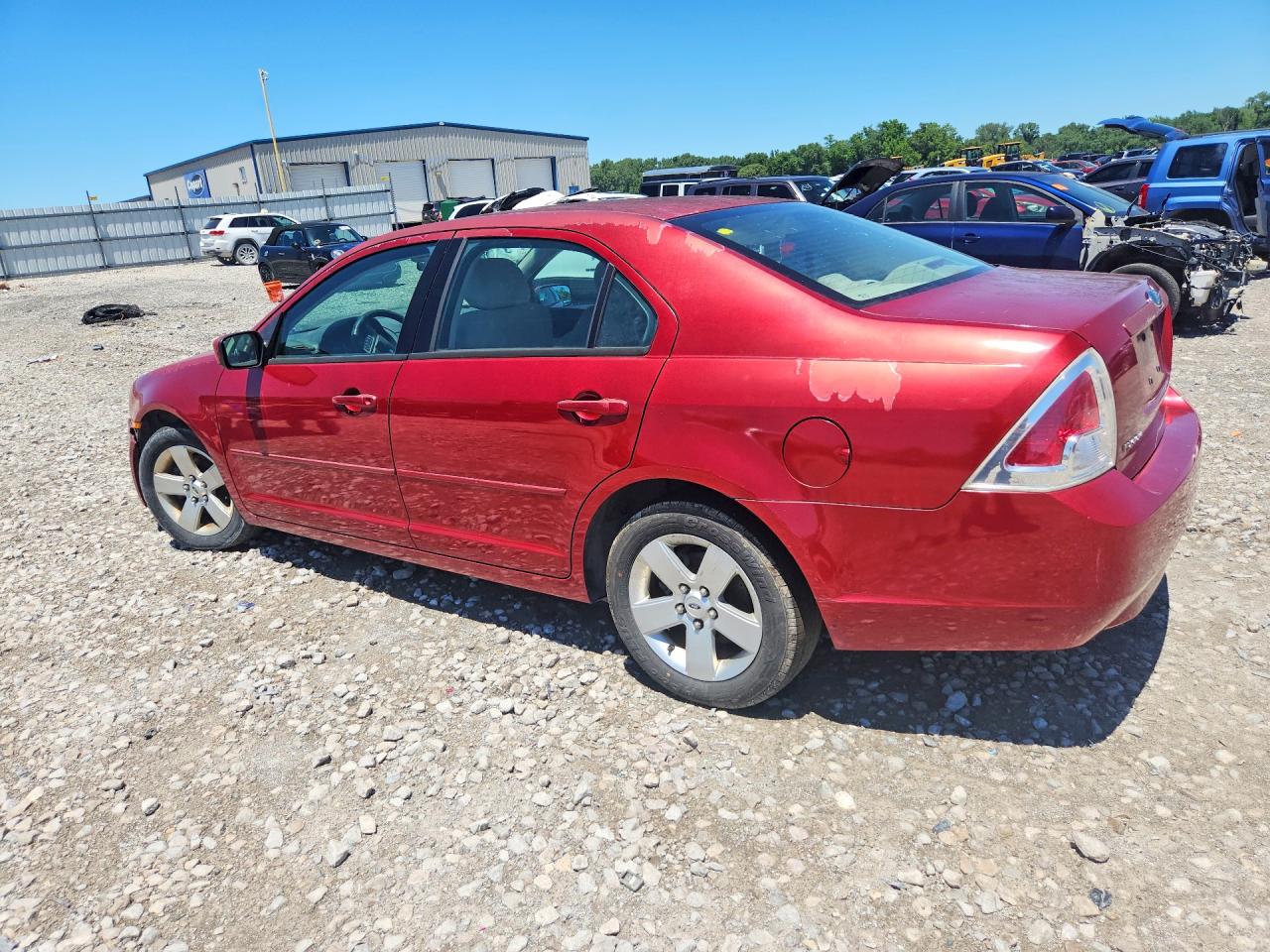 2006 Ford Fusion Se Red vin: 3FAFP07Z46R186098