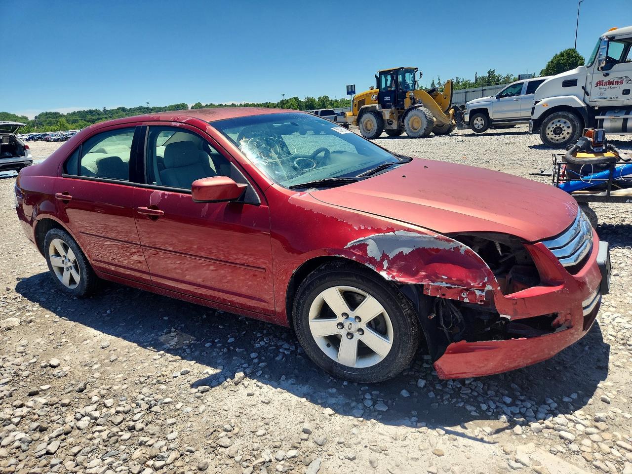 2006 Ford Fusion Se Red vin: 3FAFP07Z46R186098