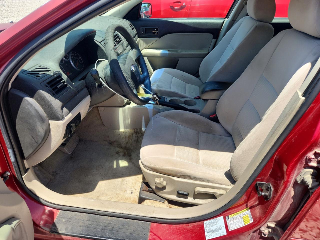 2006 Ford Fusion Se Red vin: 3FAFP07Z46R186098